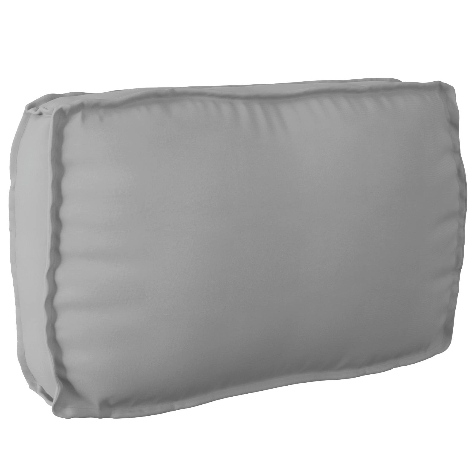vidaXL 2-tlg. Palettenkissen-Set Graues Oxford-Gewebe