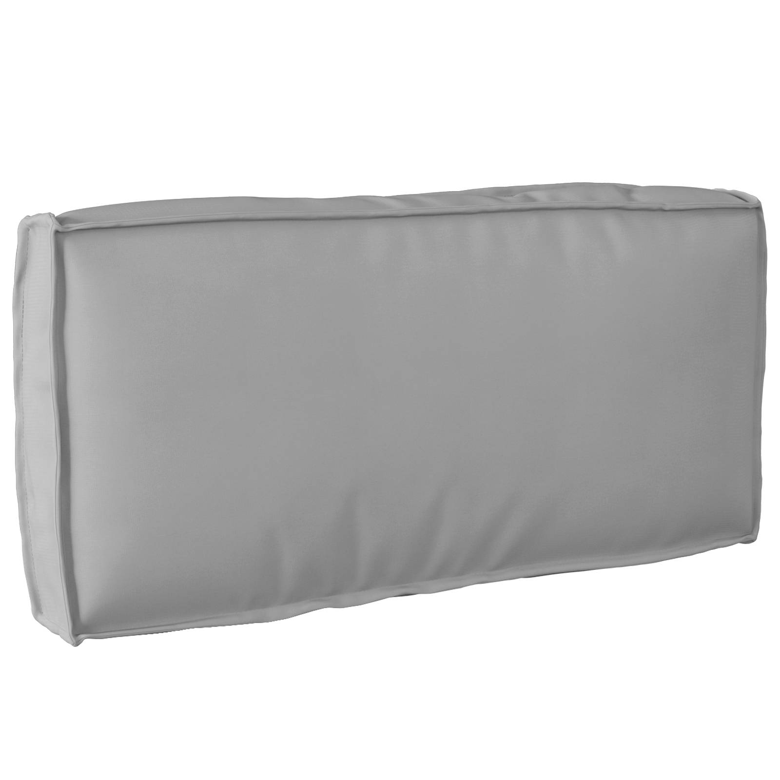 vidaXL 2-teiliges Palettenkissen-Set Grau Oxford-Stoff