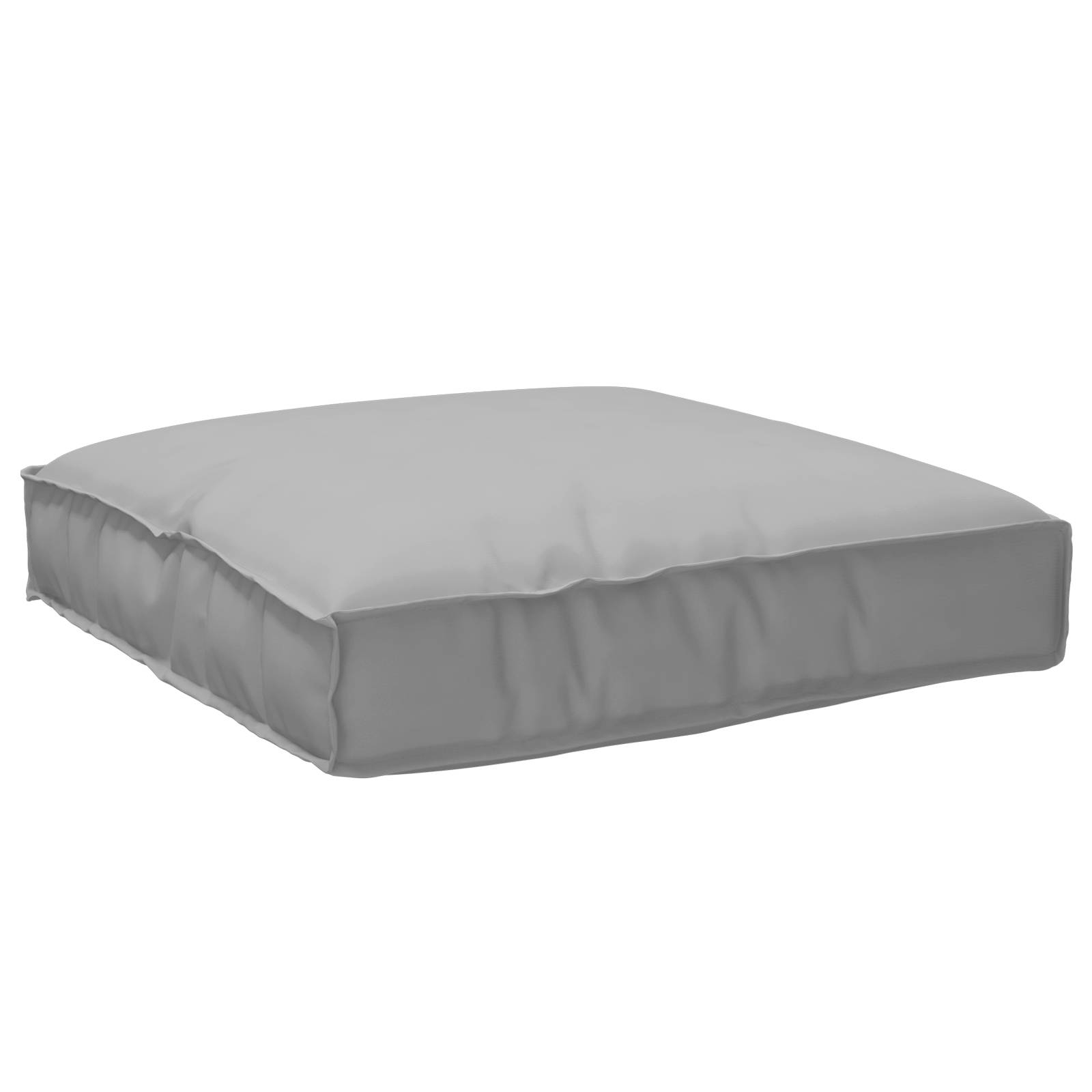 vidaXL 2-teiliges Palettenkissen-Set Grau Oxford-Stoff