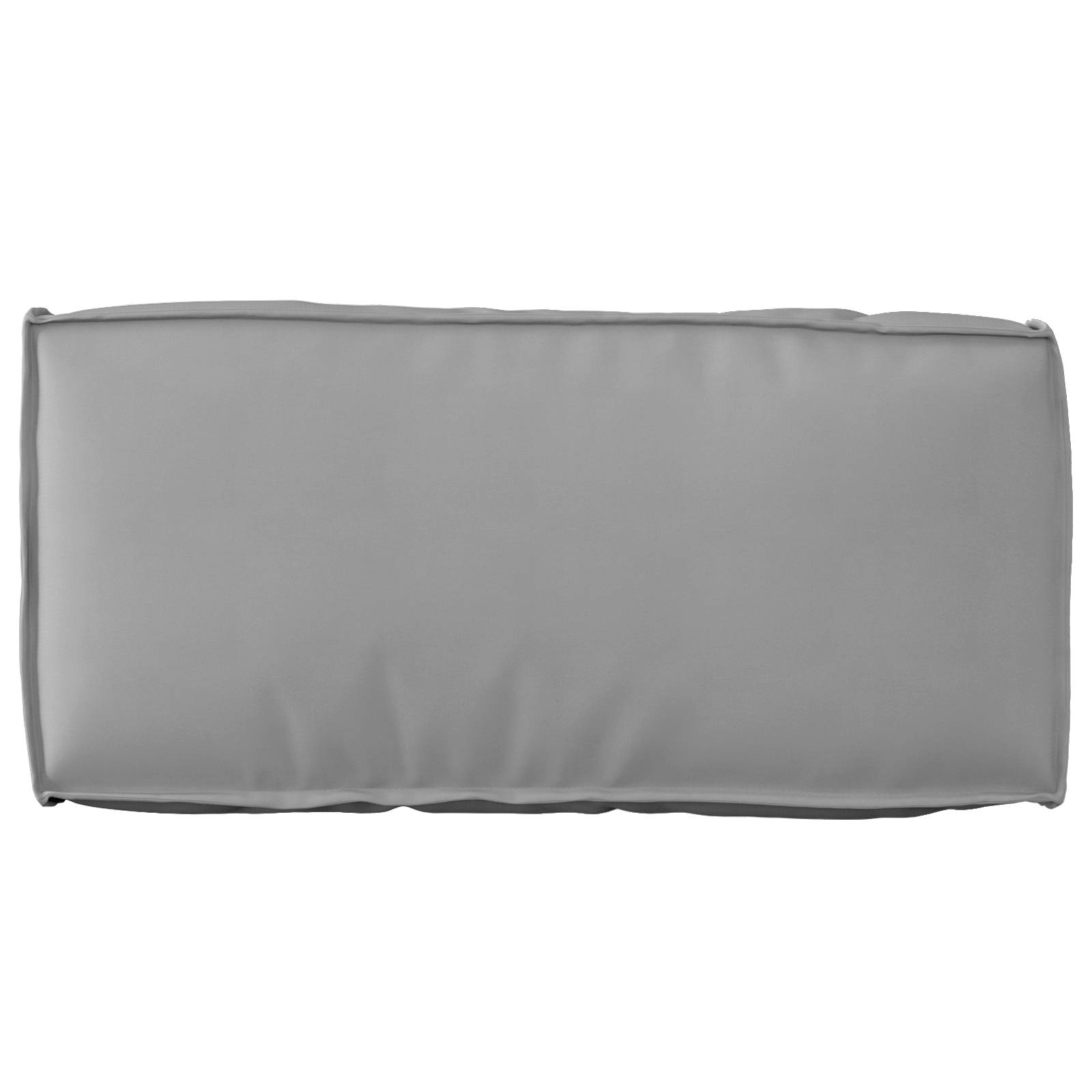 vidaXL 2-teiliges Palettenkissen-Set Grau Oxford-Stoff