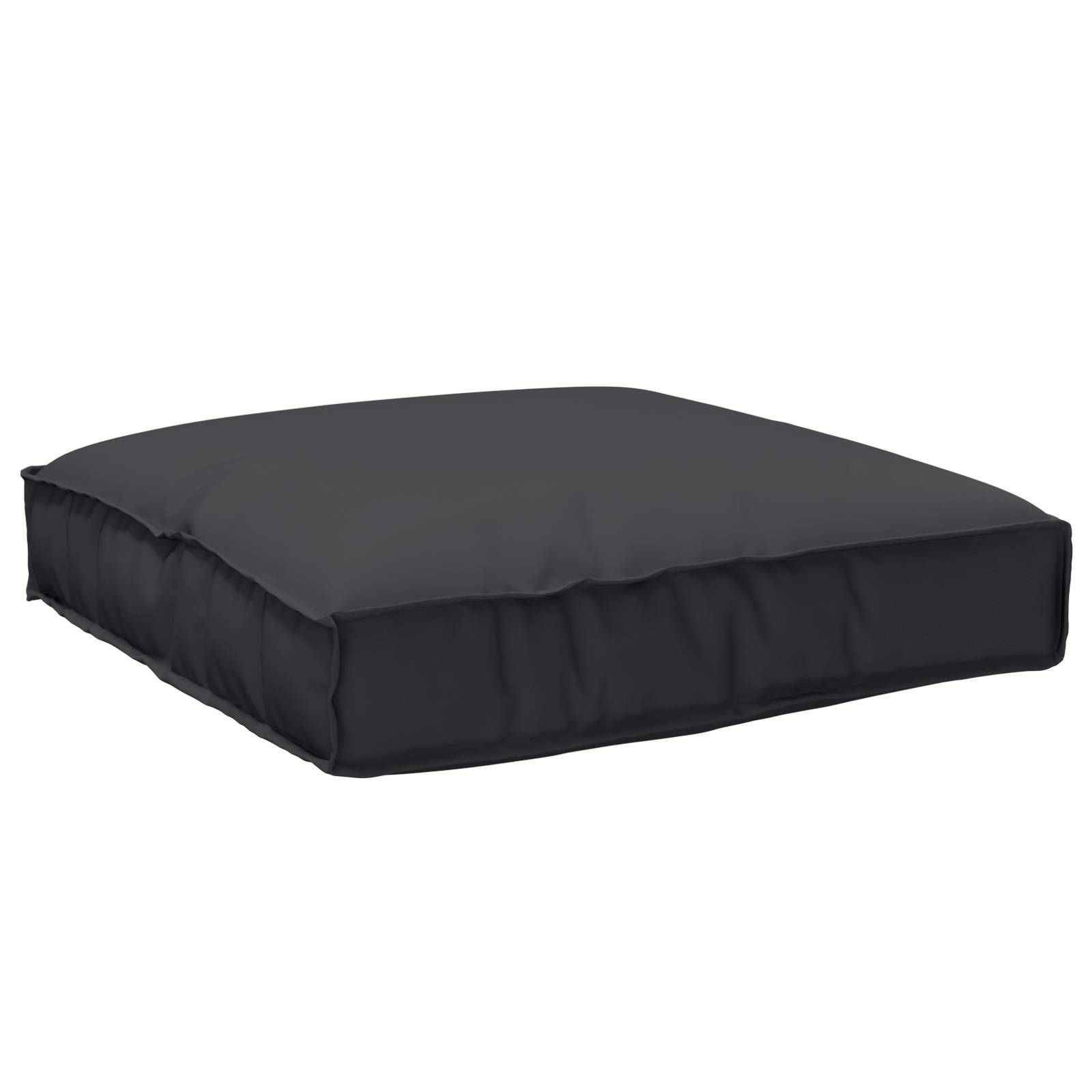vidaXL 2-teiliges Palettenkissen-Set Schwarz Oxford-Gewebe