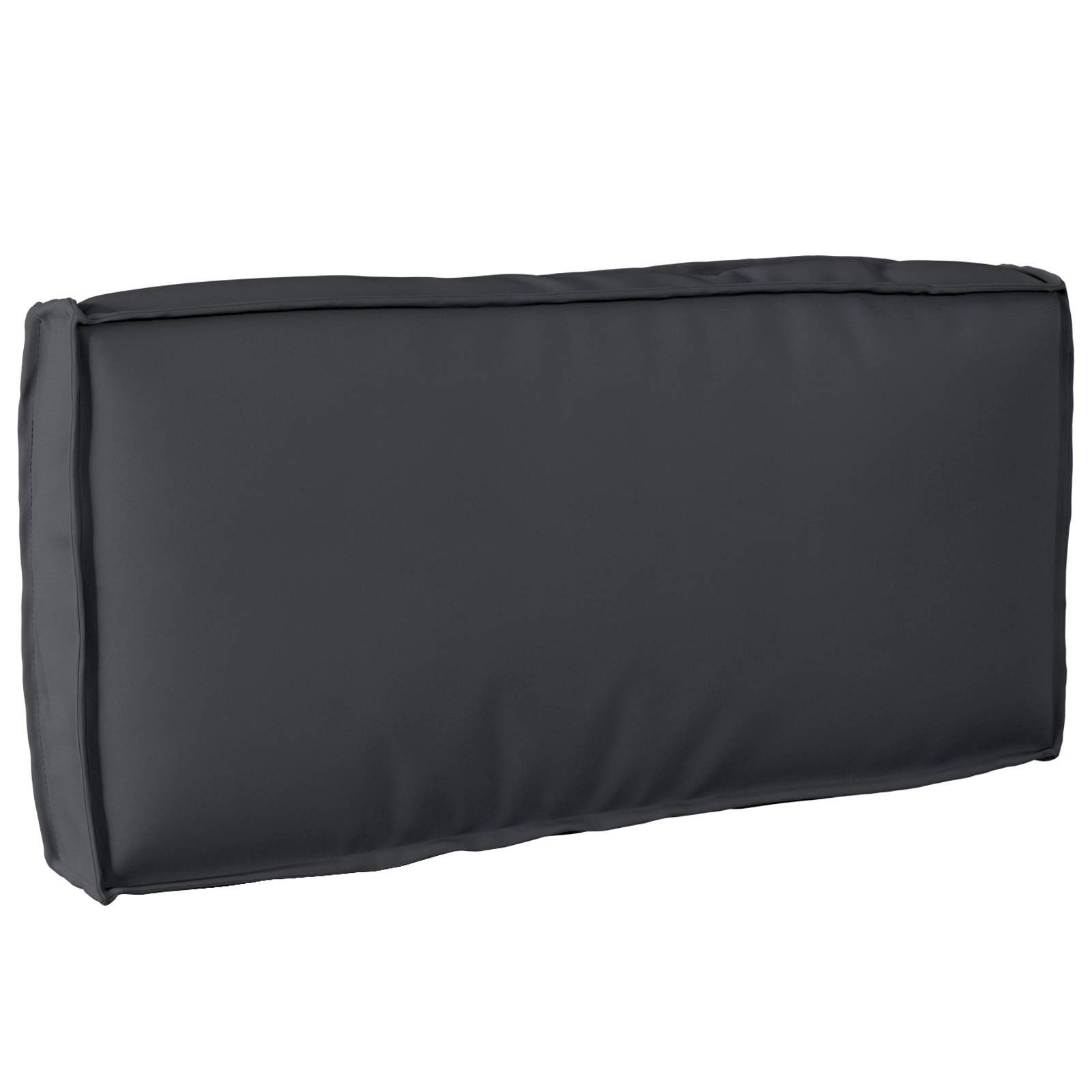 vidaXL 2-teiliges Palettenkissen-Set Schwarz Oxford-Gewebe