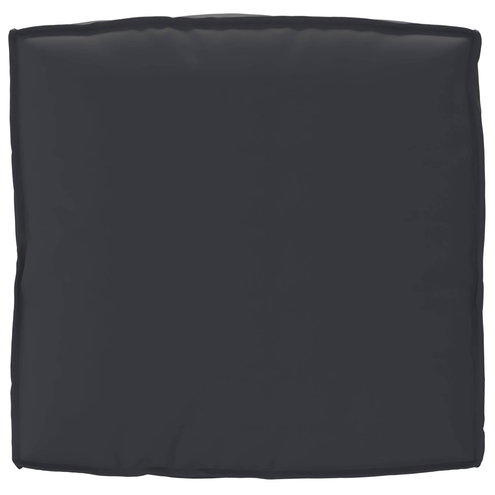 vidaXL 2-teiliges Palettenkissen-Set Schwarz Oxford-Gewebe