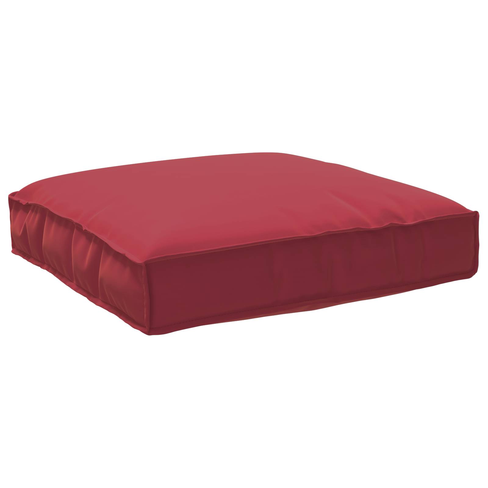 vidaXL Paletten-Sitzkissen Weinrot 80x80x12 cm Oxford-Gewebe