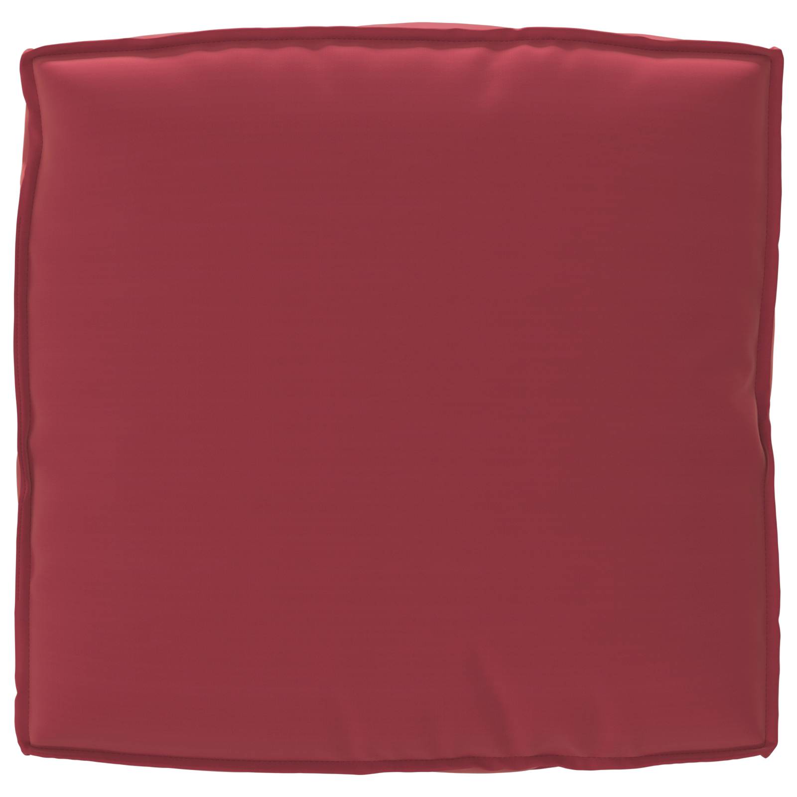 vidaXL Paletten-Sitzkissen Weinrot 80x80x12 cm Oxford-Gewebe