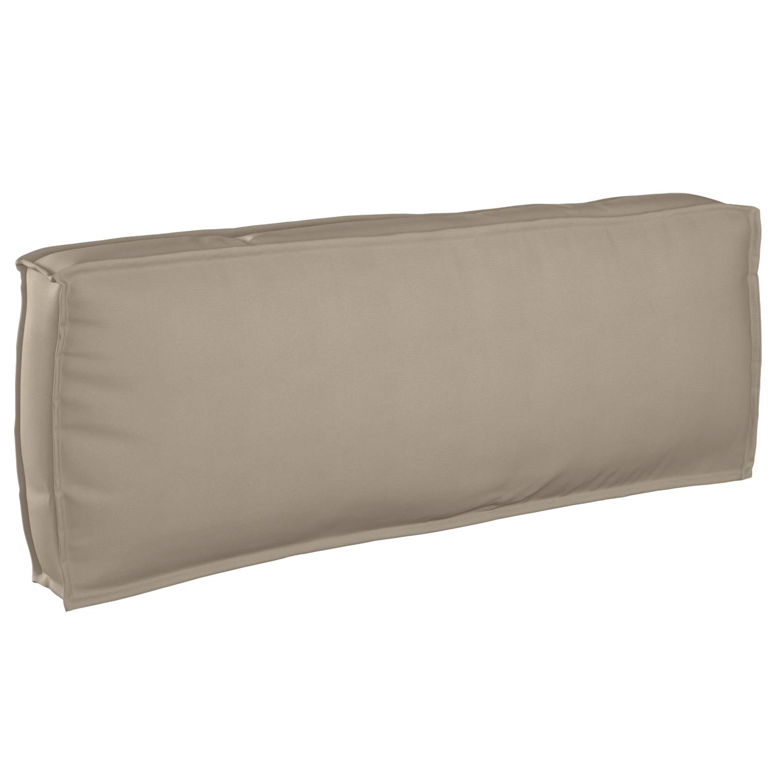 vidaXL Paletten-Rückenkissen Taupe 120x40x12 cm Oxford-Gewebe