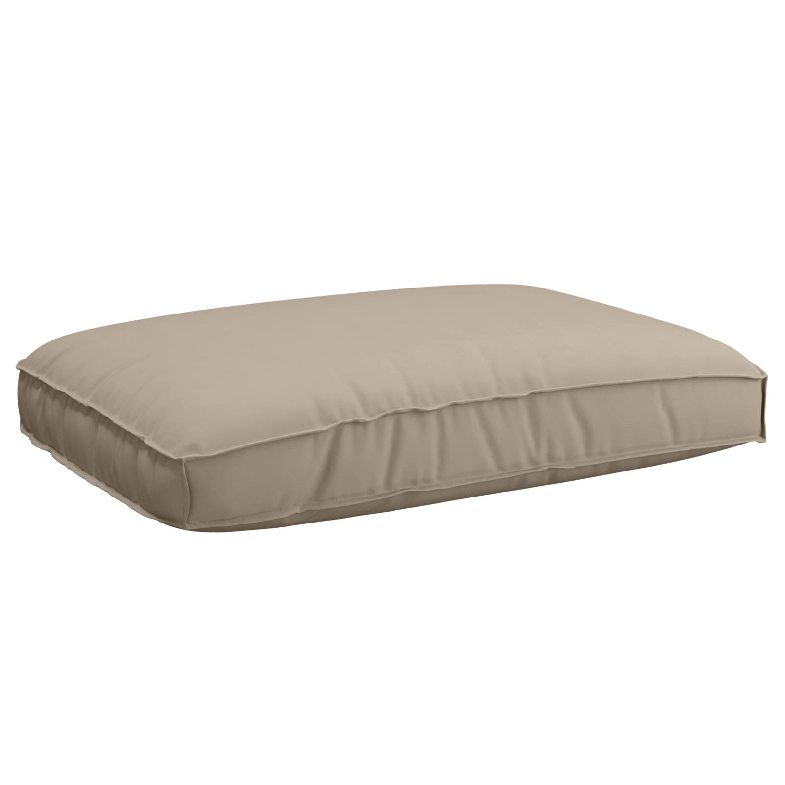 vidaXL 2-teiliges Palettenkissen-Set Taupe Oxford-Gewebe
