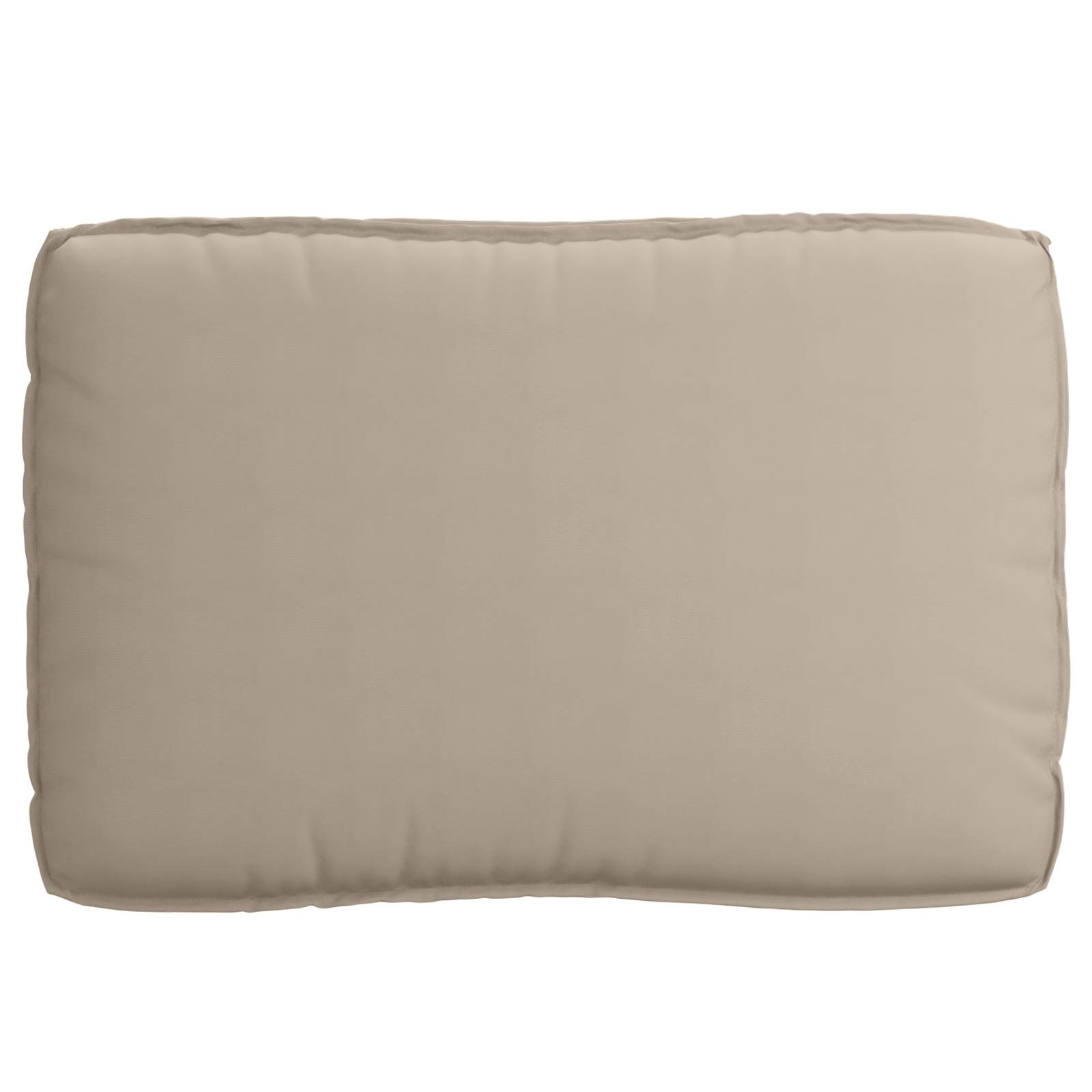 vidaXL 2-teiliges Palettenkissen-Set Taupe Oxford-Gewebe