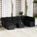vidaXL 10-tlg. Garten-Sofagarnitur mit Kissen Beige Poly Rattan vidaXL 10-tlg. Garten-Sofagarnitur mit Kissen Beige Poly Rattan