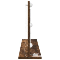 vidaXL Kosmetikspiegel Rauch-Eiche, Silber Holz, Glas 80 x 45 cm Spiegel vidaXL Kosmetikspiegel Rauch-Eiche, Silber Holz, Glas 80 x 45 cm Spiegel