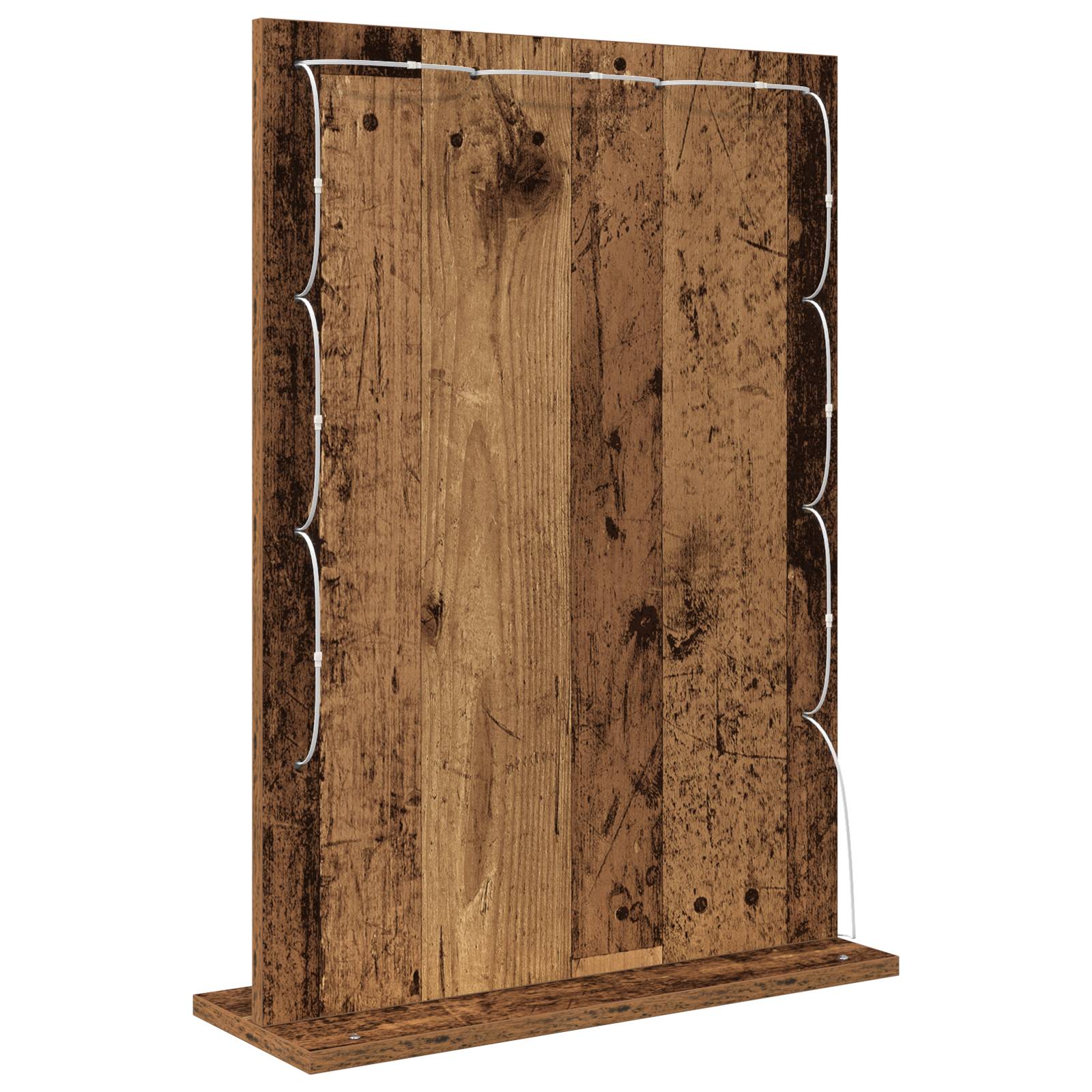 vidaXL Spiegel Altes Holz Massivholz 70 x 50 x 18 cm Spiegel