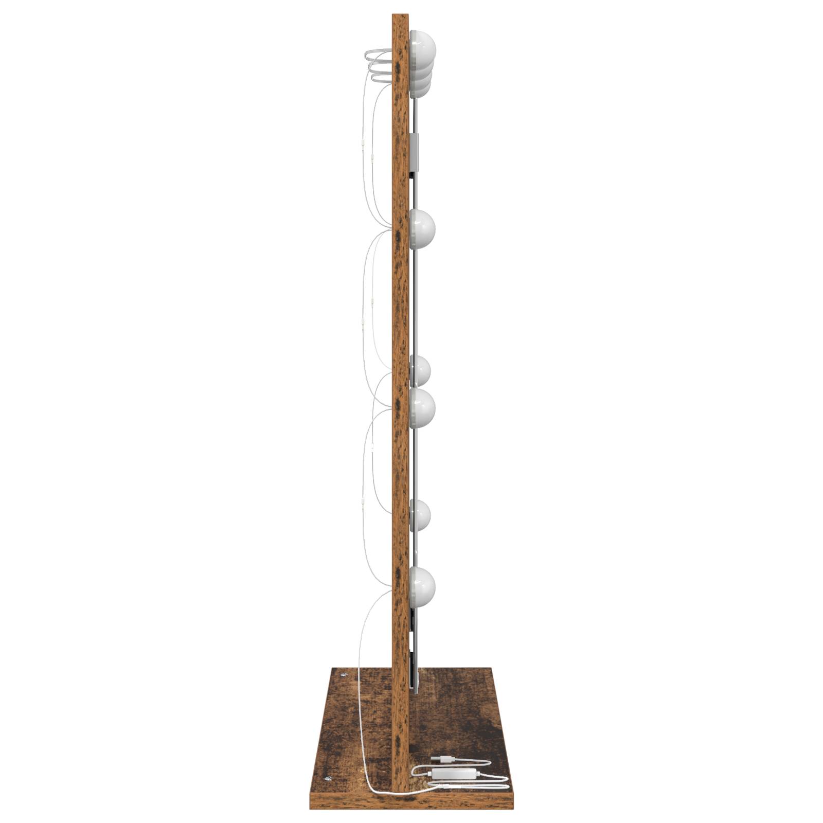 vidaXL Spiegel Altes Holz Massivholz 70 x 50 x 18 cm Spiegel