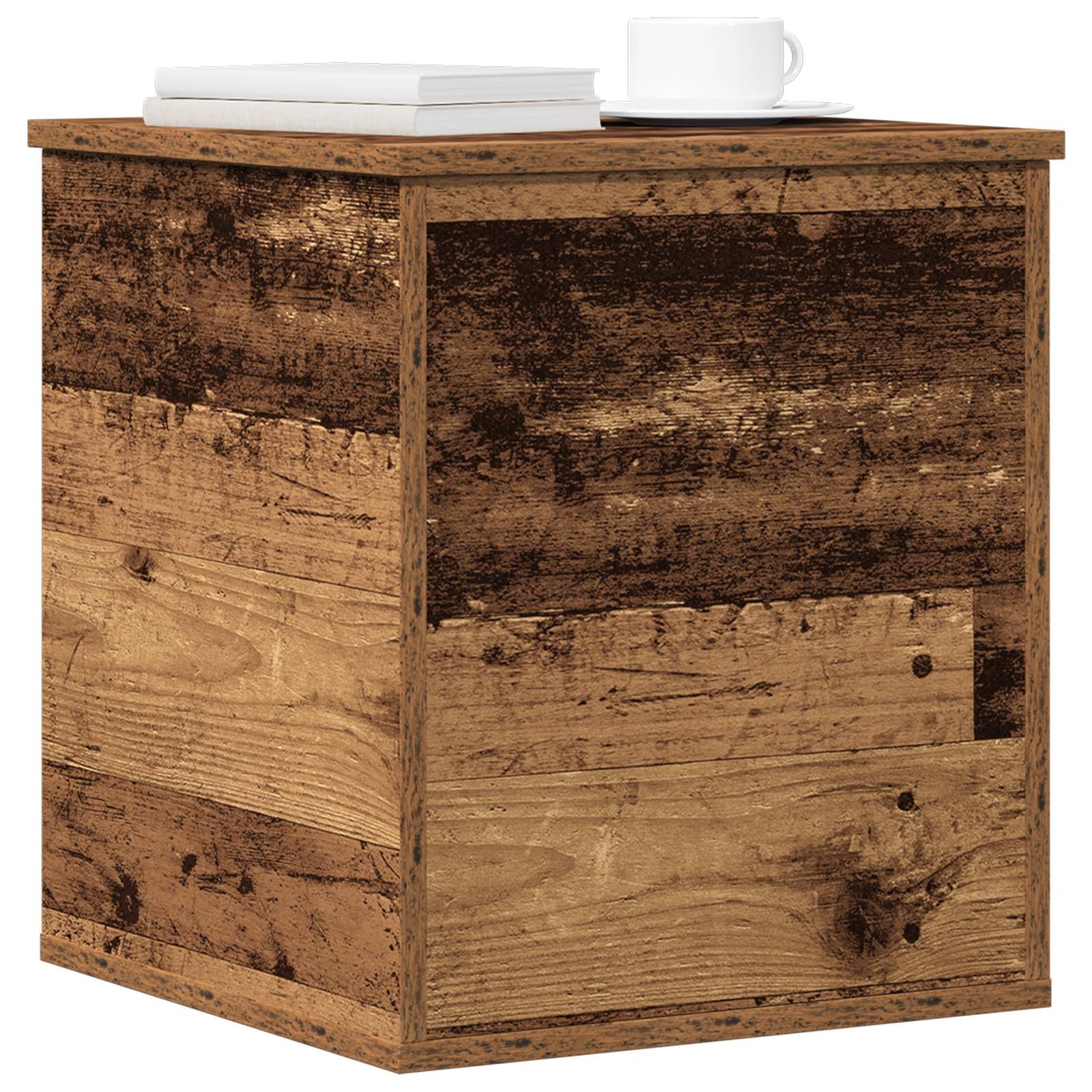 vidaXL Aufbewahrungsbox Altholz 40x42x46 cm Holzwerkstoff