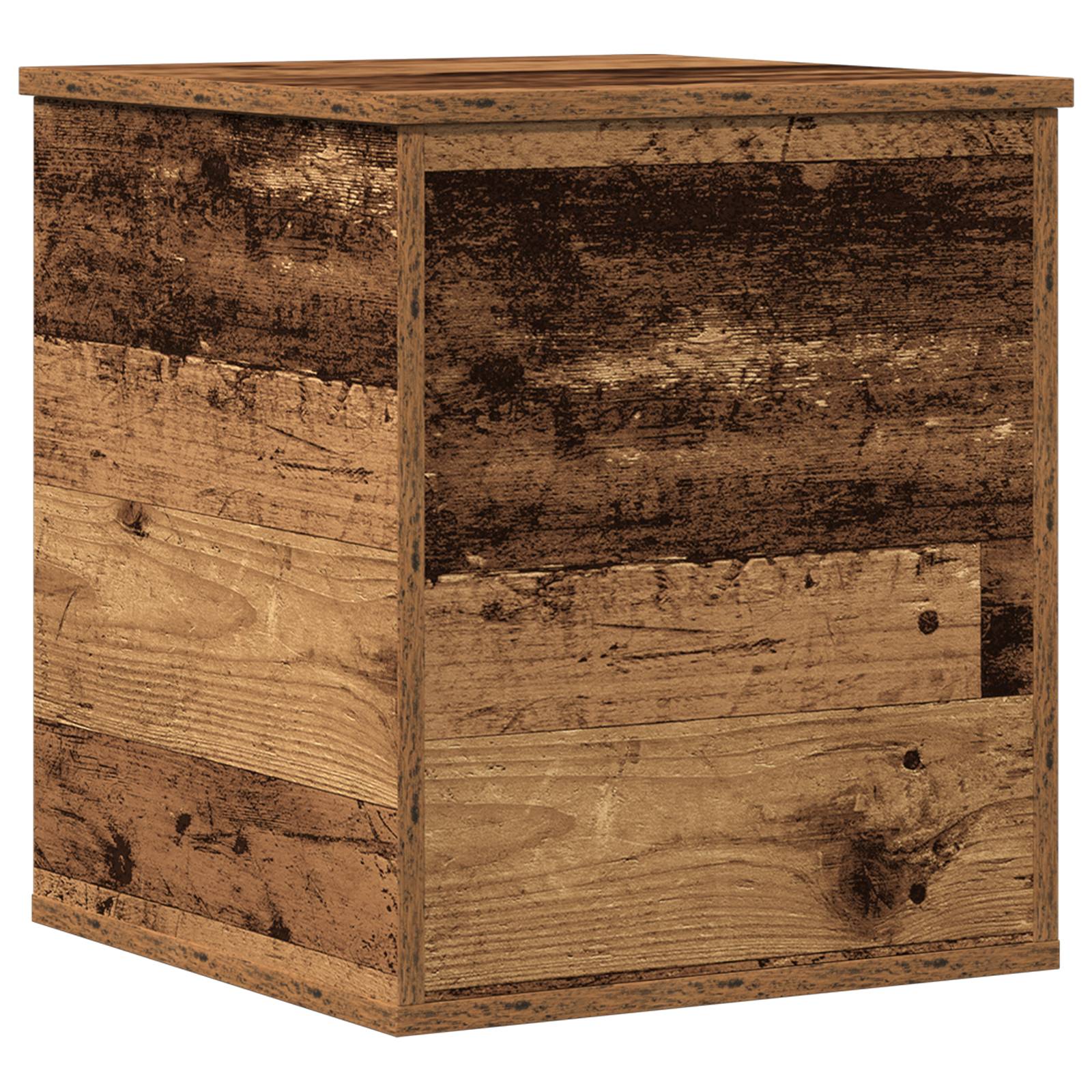 vidaXL Aufbewahrungsbox Altholz 40x42x46 cm Holzwerkstoff