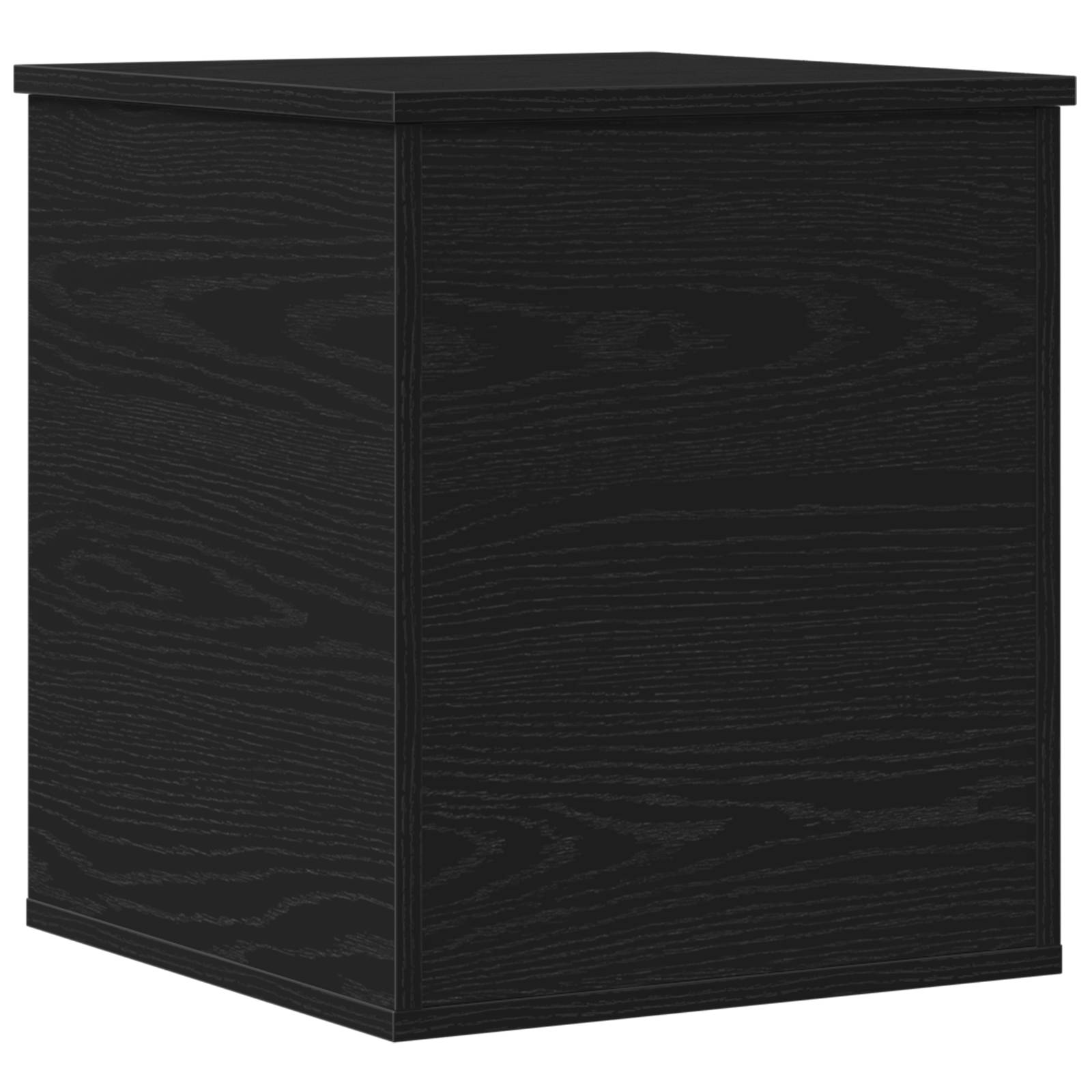 vidaXL Aufbewahrungsbox Schwarz Eiche 40x42x46 cm aus Holzwerkstoff