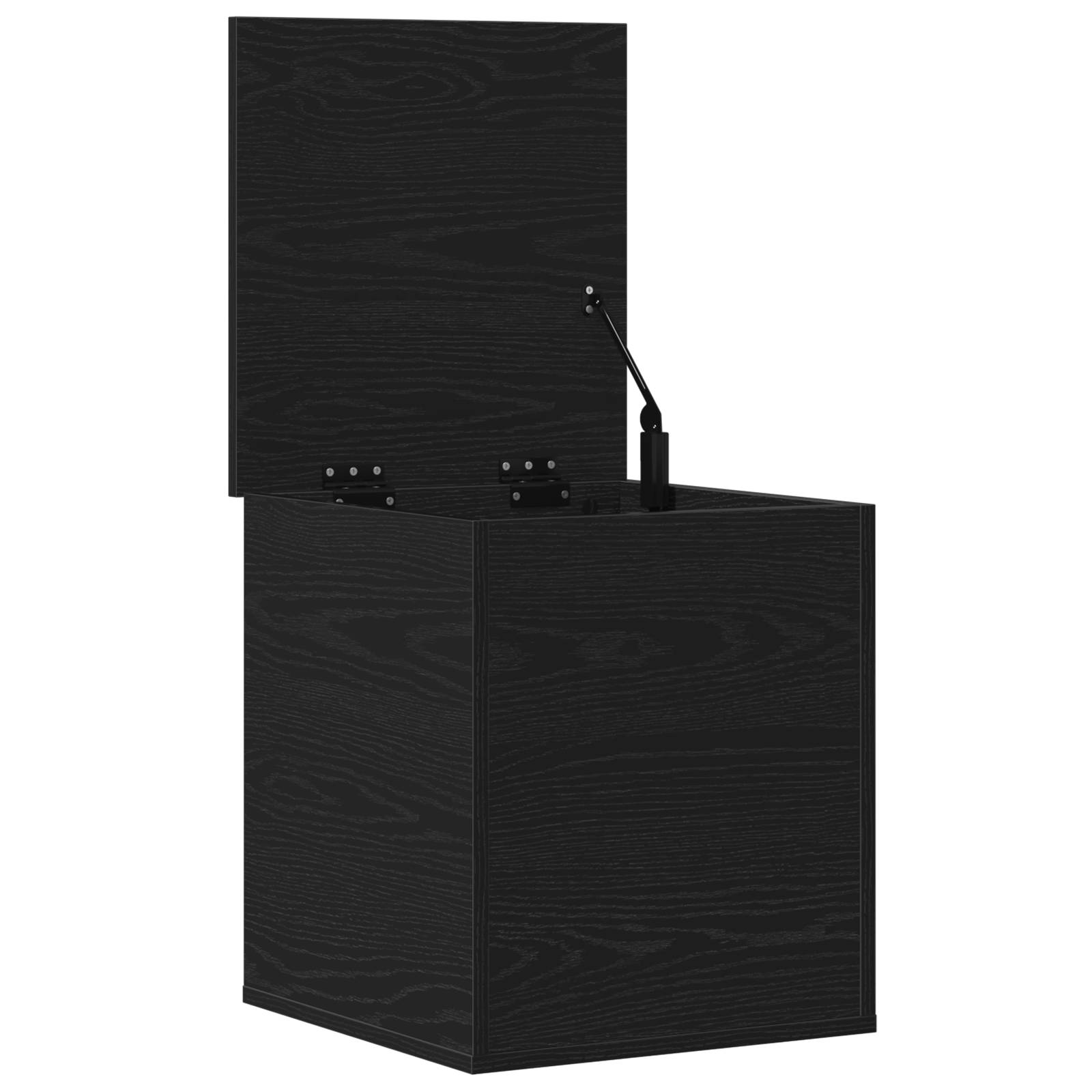 vidaXL Aufbewahrungsbox Schwarz Eiche 40x42x46 cm aus Holzwerkstoff