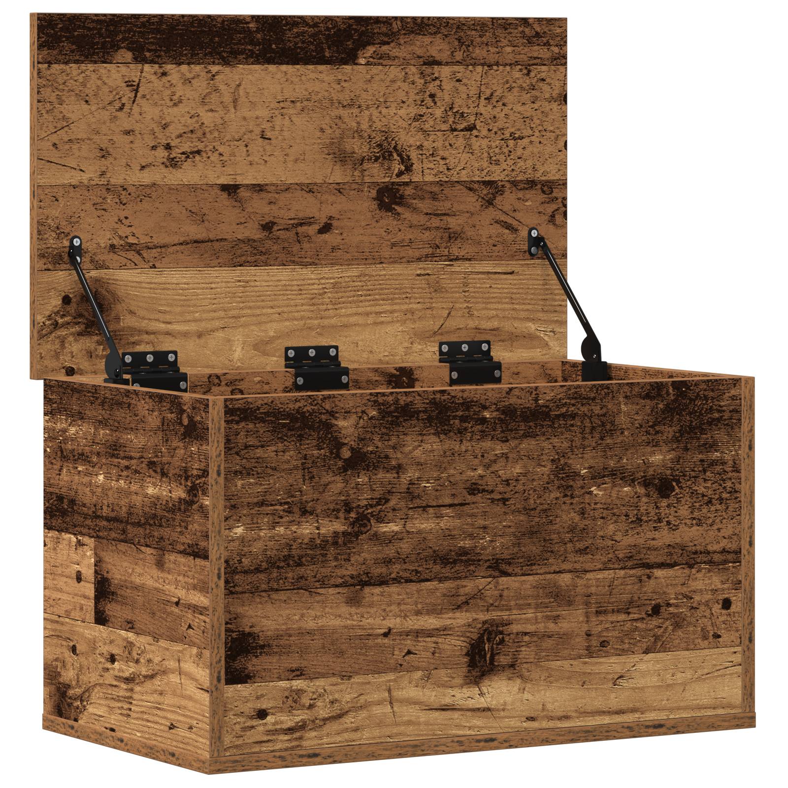 vidaXL Aufbewahrungsbox aus Altholz 60x35x35 cm Ingenieuro Holz
