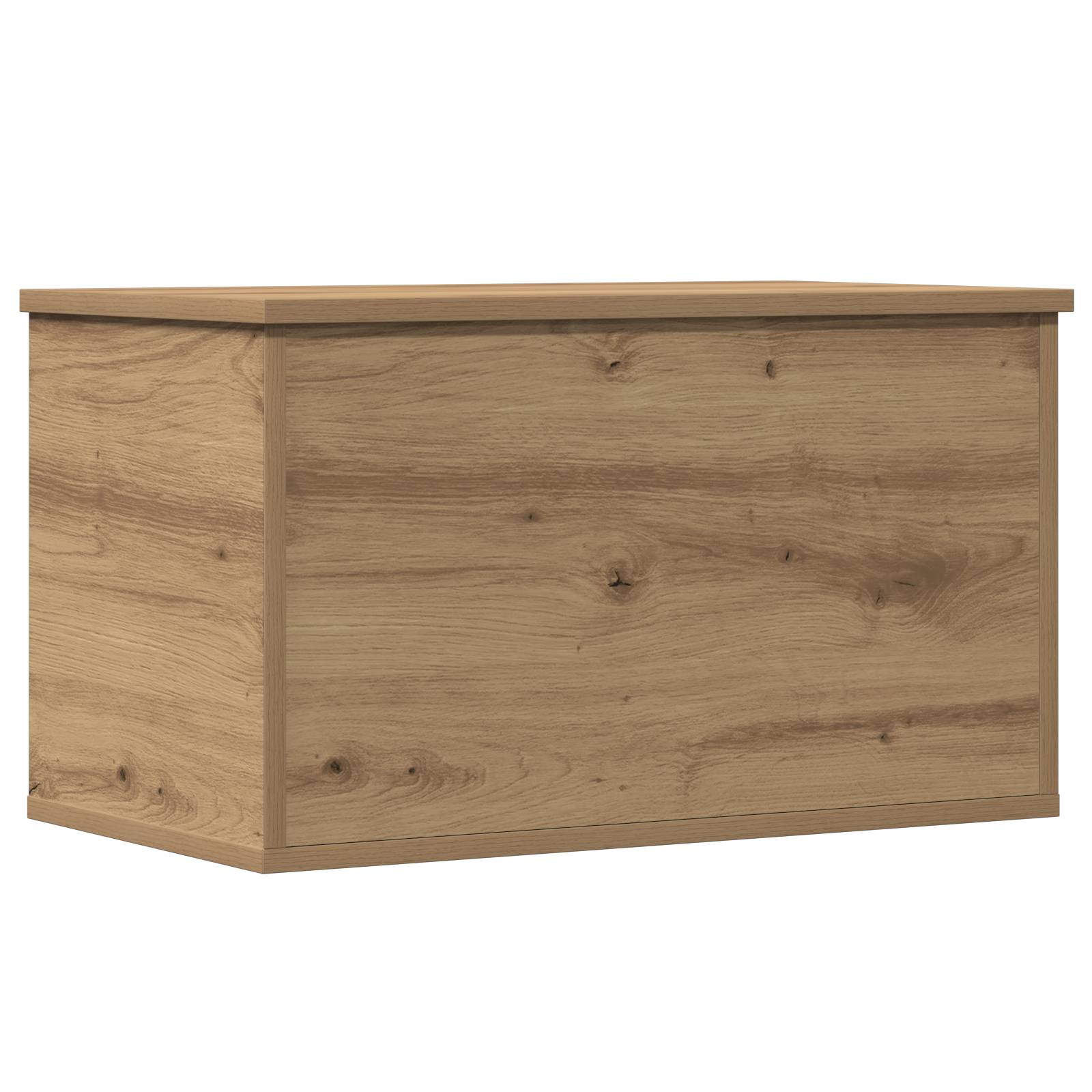 vidaXL Aufbewahrungsbox mit Deckel Artisan Eiche 60x35x35 cm