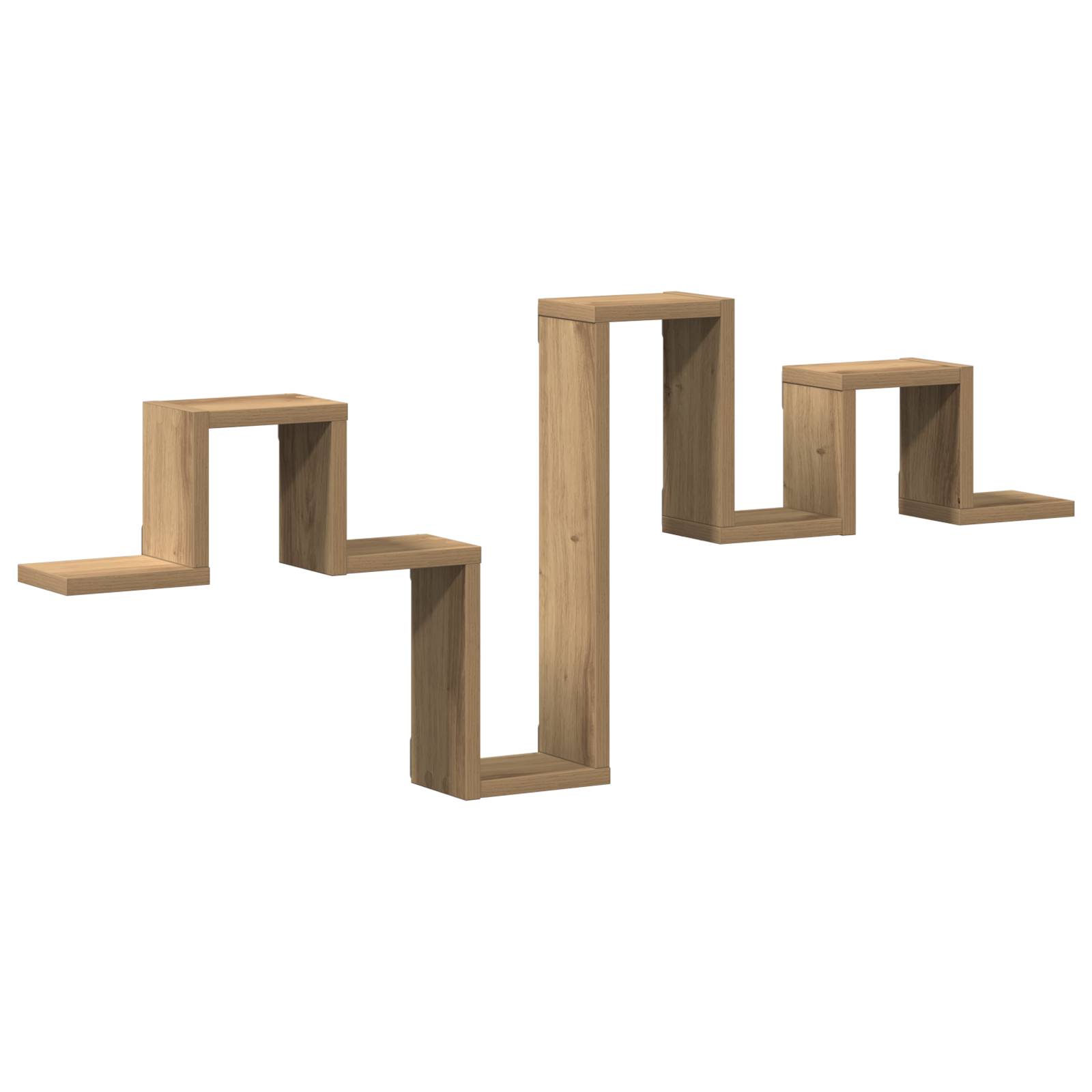 vidaXL Wandregal Artisan Eiche 104,5x10x43 cm Ingenieurholz