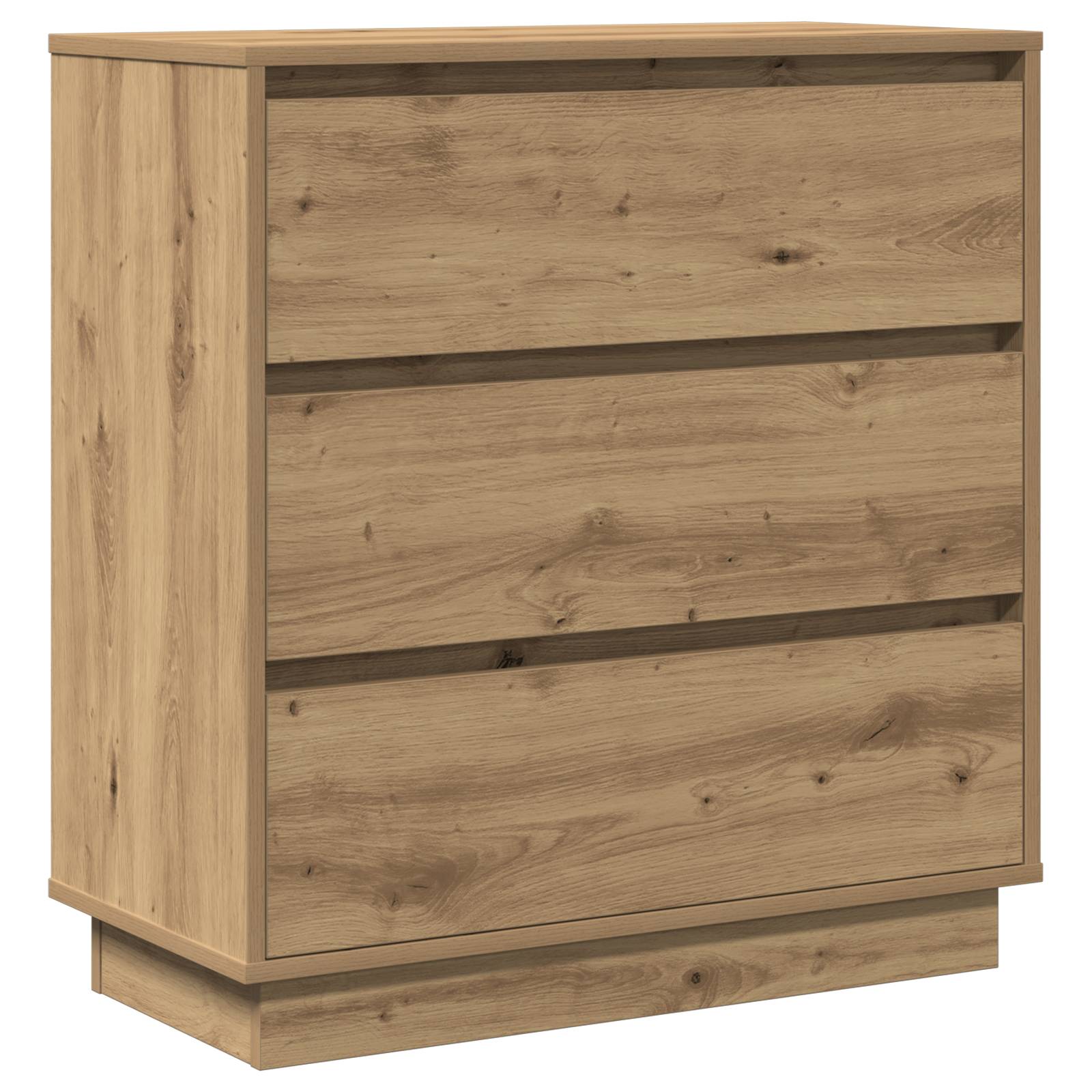 vidaXL LED Nachttisch Artisan Eiche 71x34,5x75 cm Holzwerkstoff
