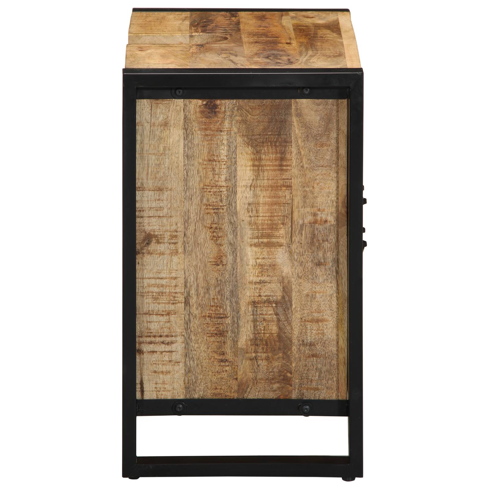 vidaXL Badezimmerschrank 55x35x60 cm Massivholz roh
