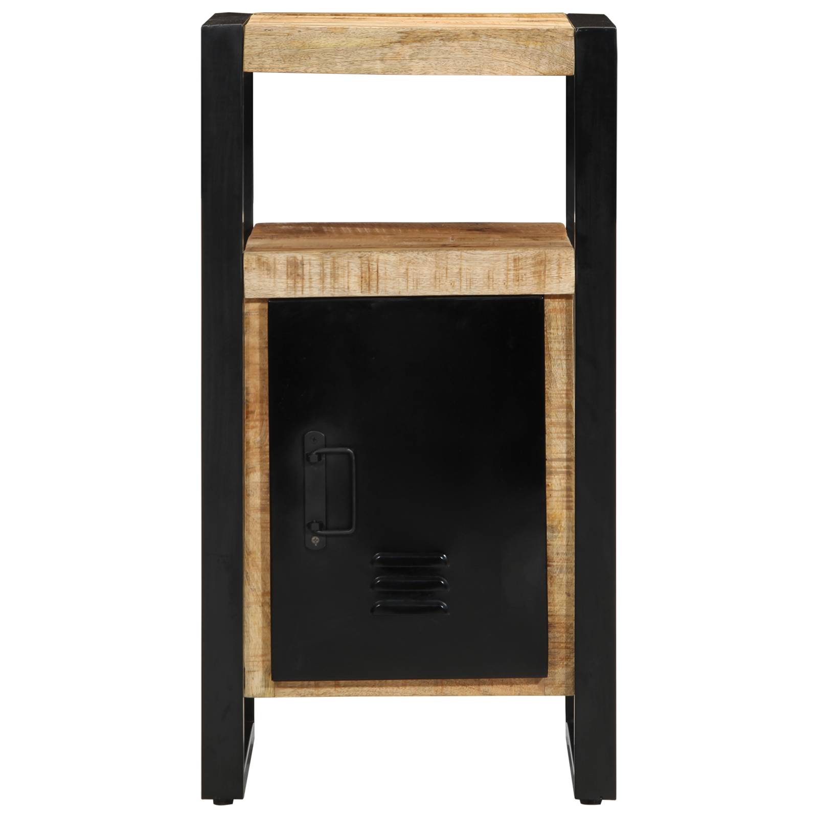 vidaXL Badezimmer Schrank 40x35x75 cm Massivholz Raues Mangoholz