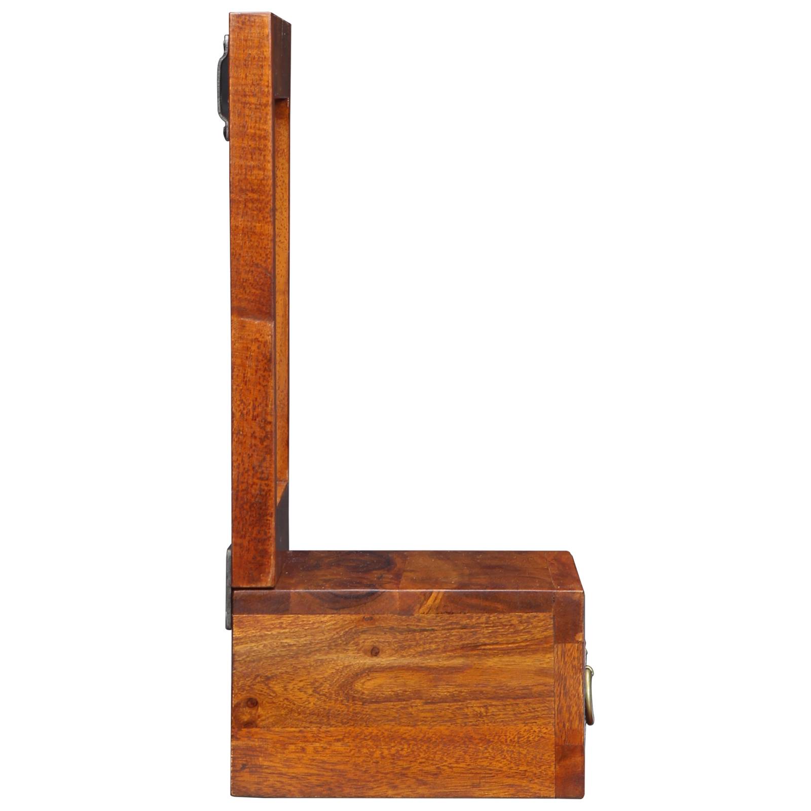 vidaXL Wandregal 40x20x50 cm Massivholz Akazie