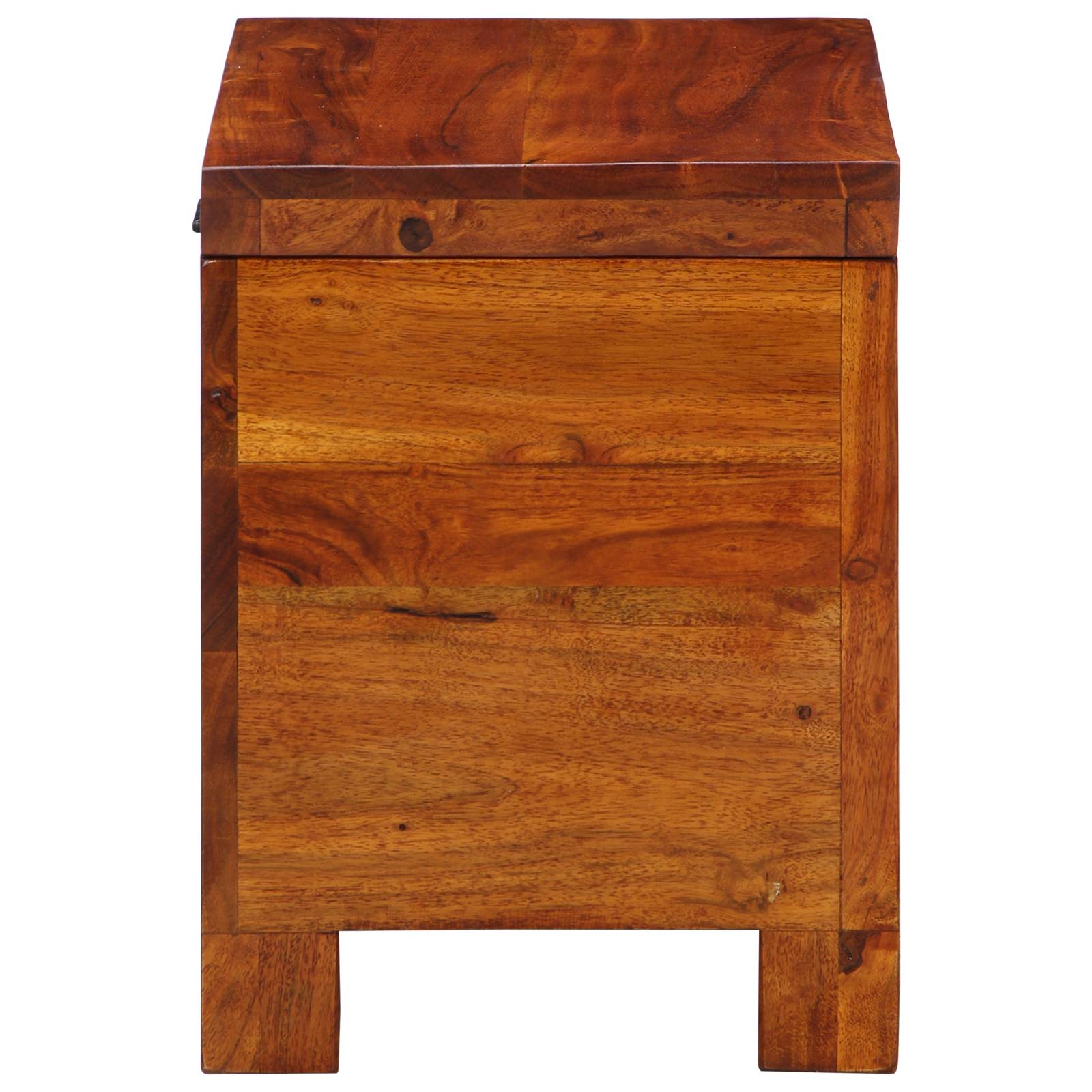vidaXL Aufbewahrungsbox Honigbraun 50x30x40 cm Massivholz Akazie