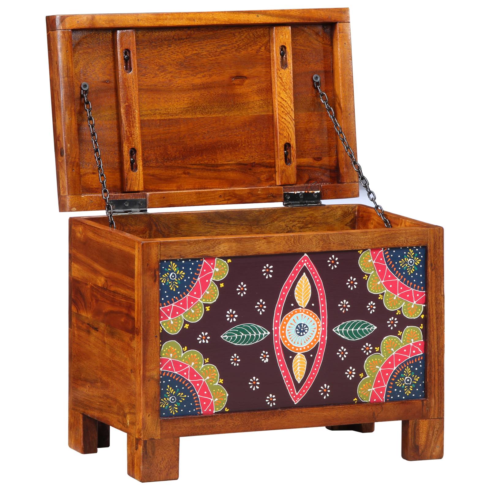 vidaXL Aufbewahrungsbox Honigbraun 50x30x40 cm Massivholz Akazie