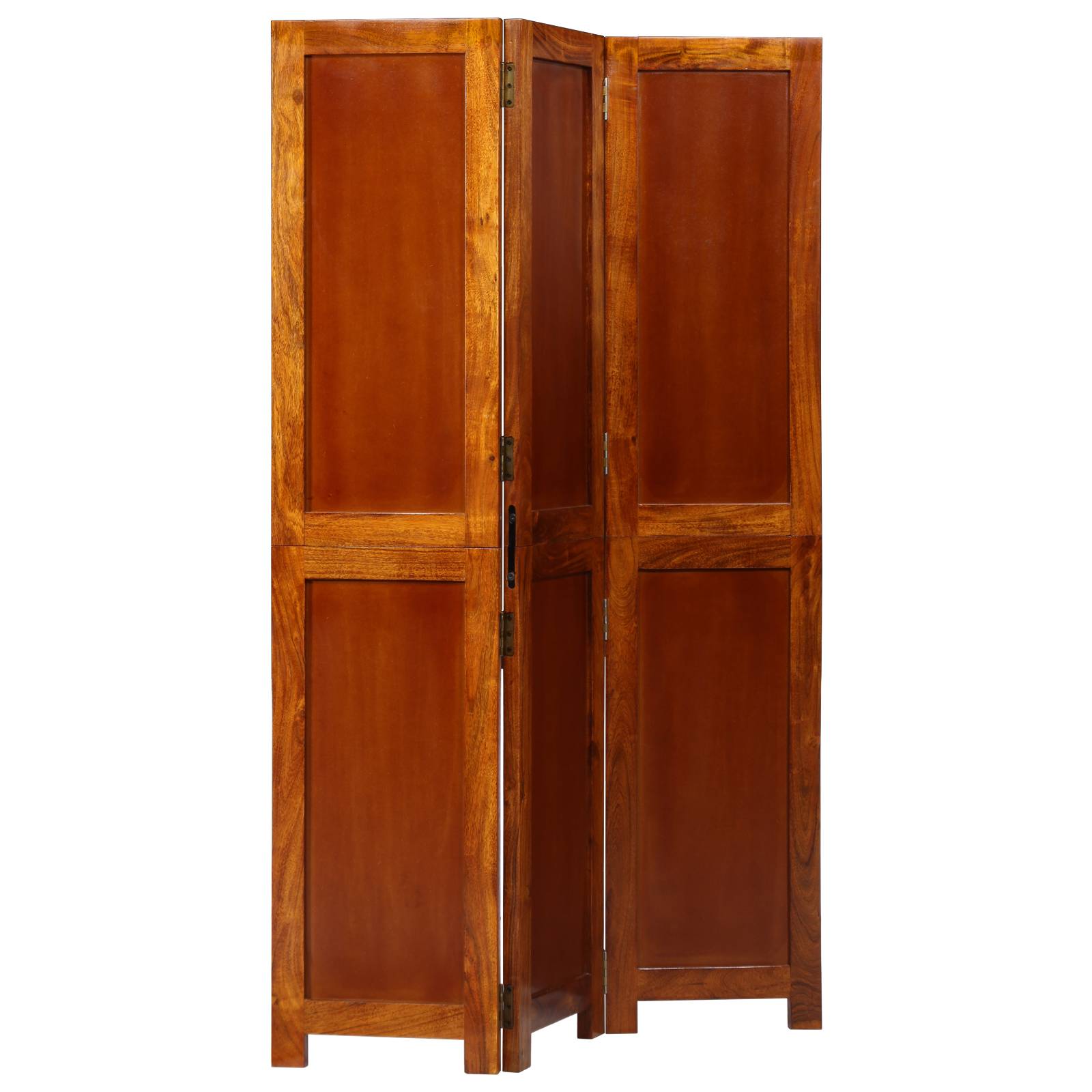 vidaXL Raumteiler 3 Paneele Honigbraun 35x1,5x160 cm Massivholz Akazie