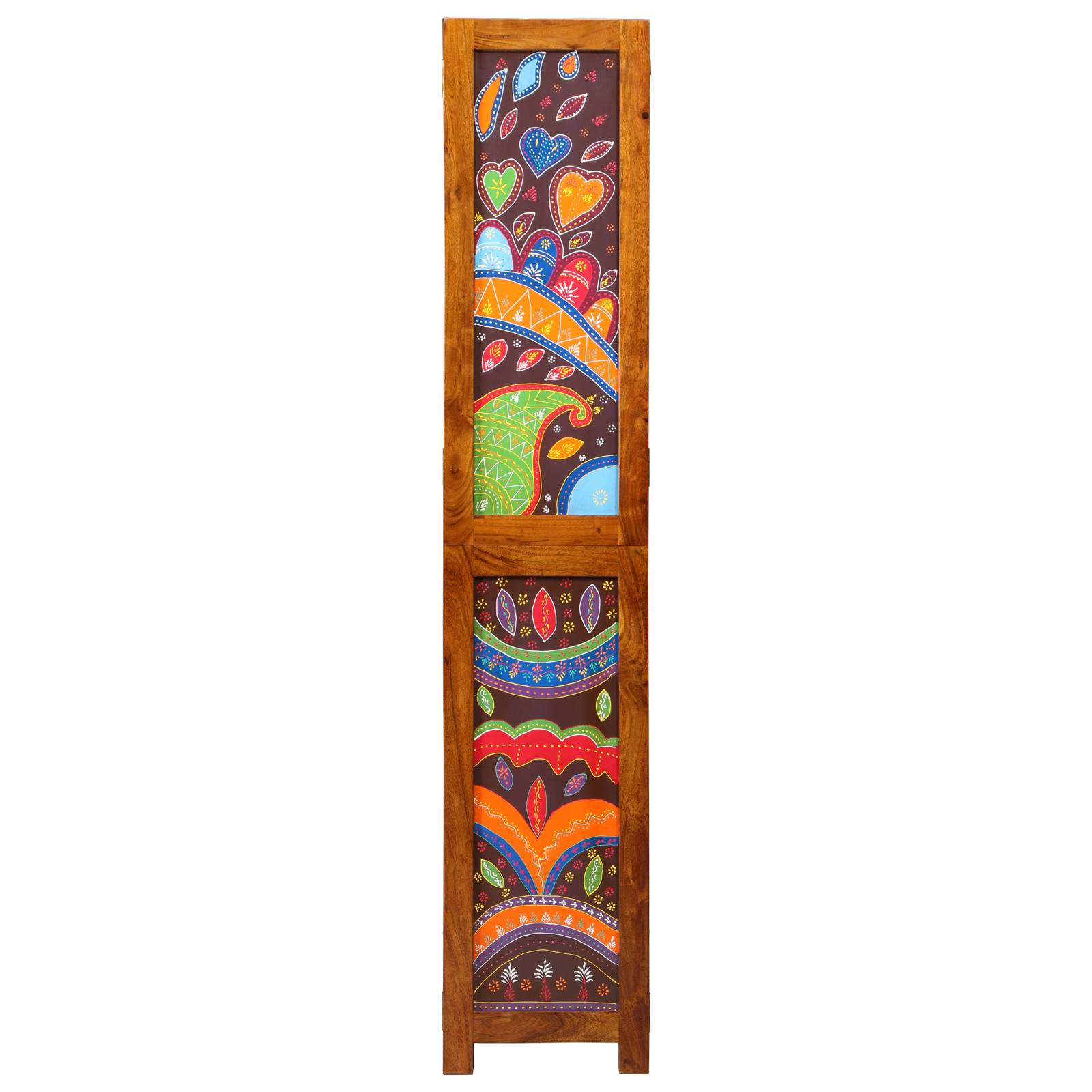 vidaXL Raumteiler 3 Paneele Honigbraun 35x1.5x160 cm Massivholz Akazie
