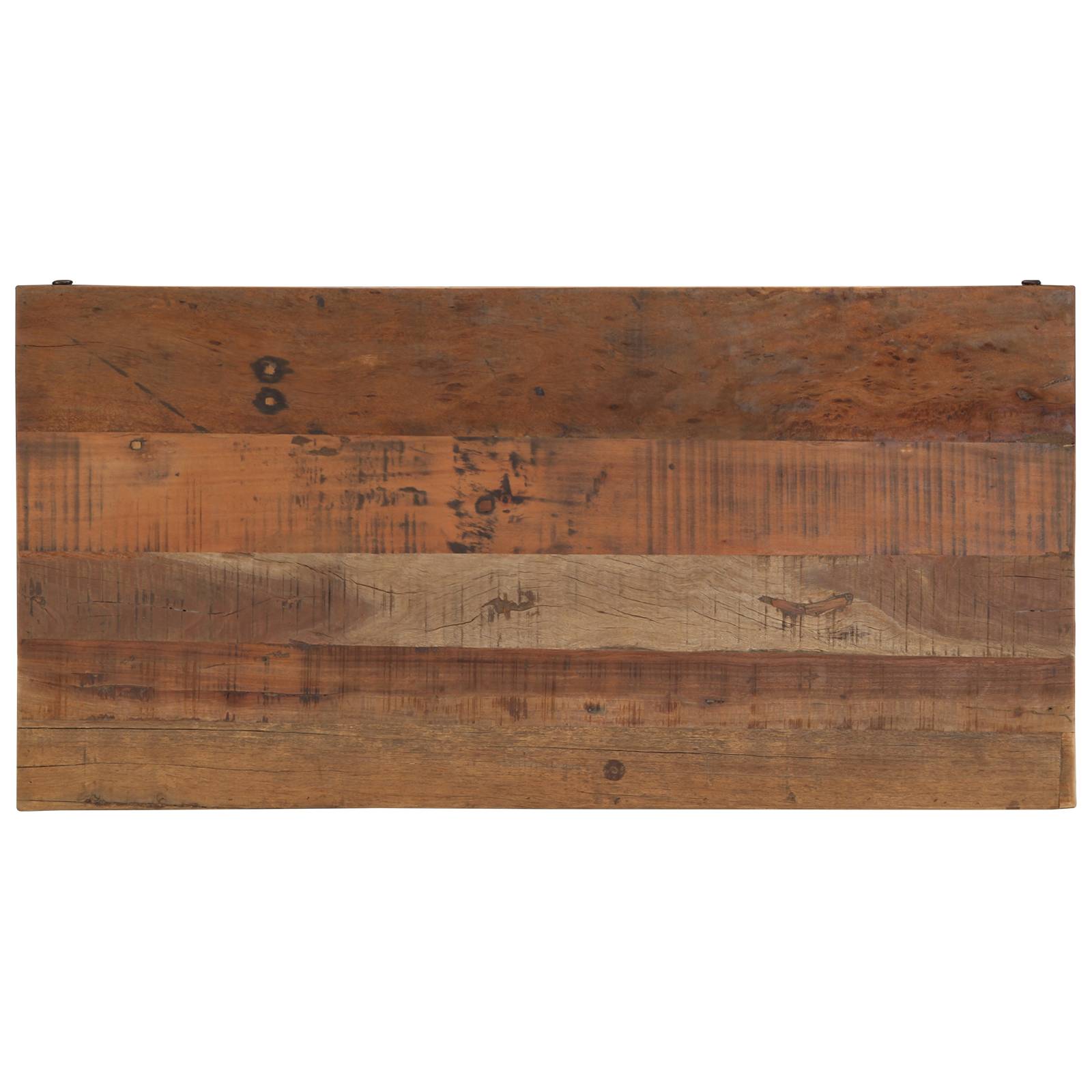 vidaXL Couchtisch 110x55x40 cm Altholz Massiv