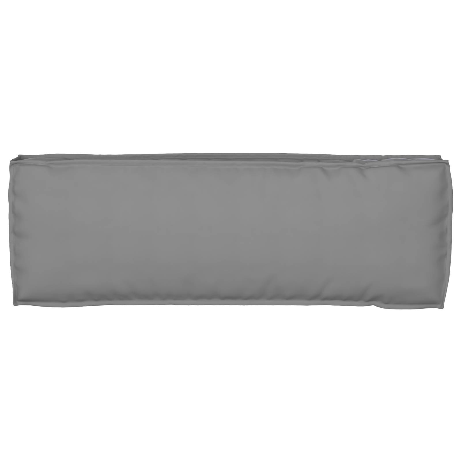 vidaXL Pallet Kissen für Bank Grau 120x40x8 cm Oxford Stoff