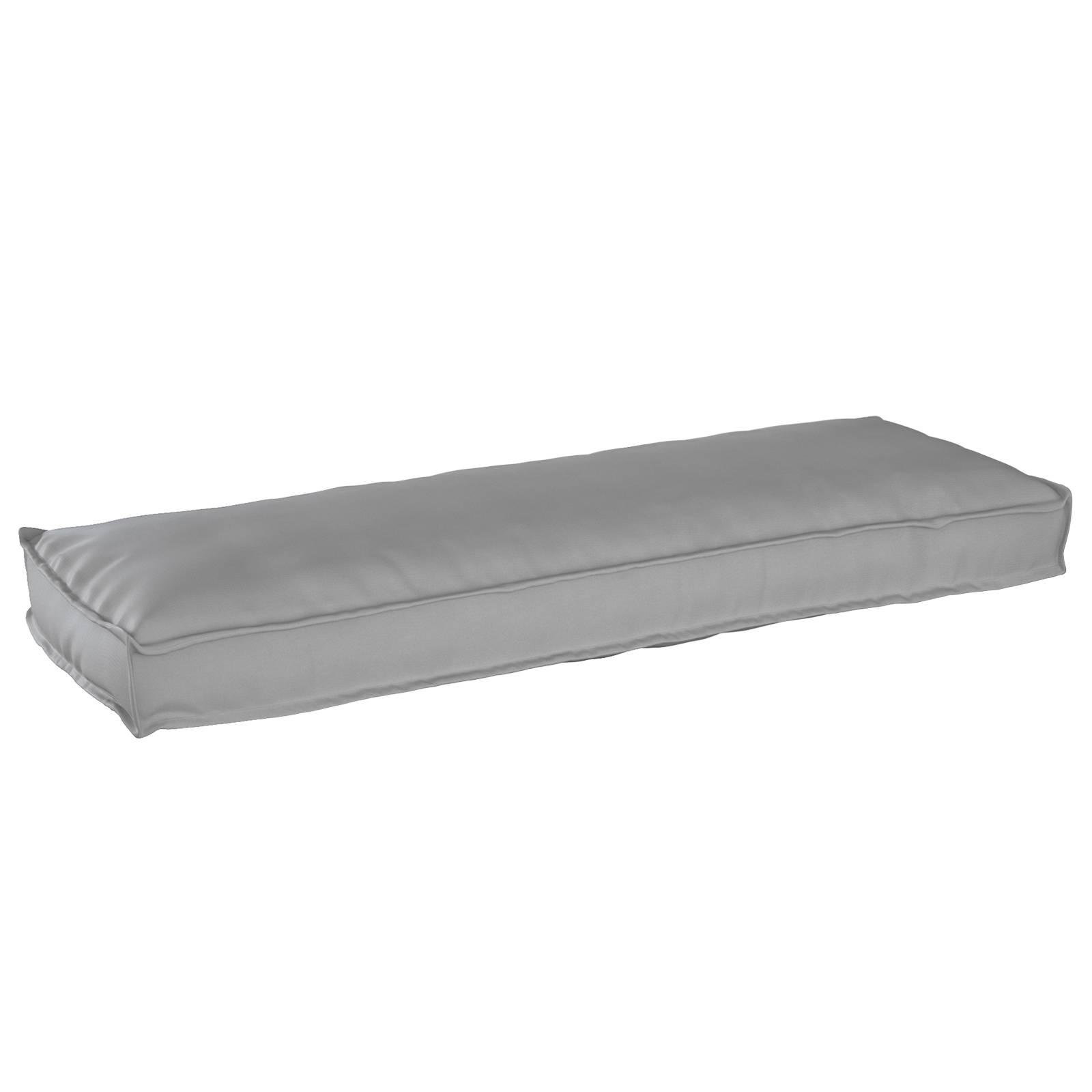 vidaXL Pallet Kissen für Bank Grau 120x40x8 cm Oxford Stoff