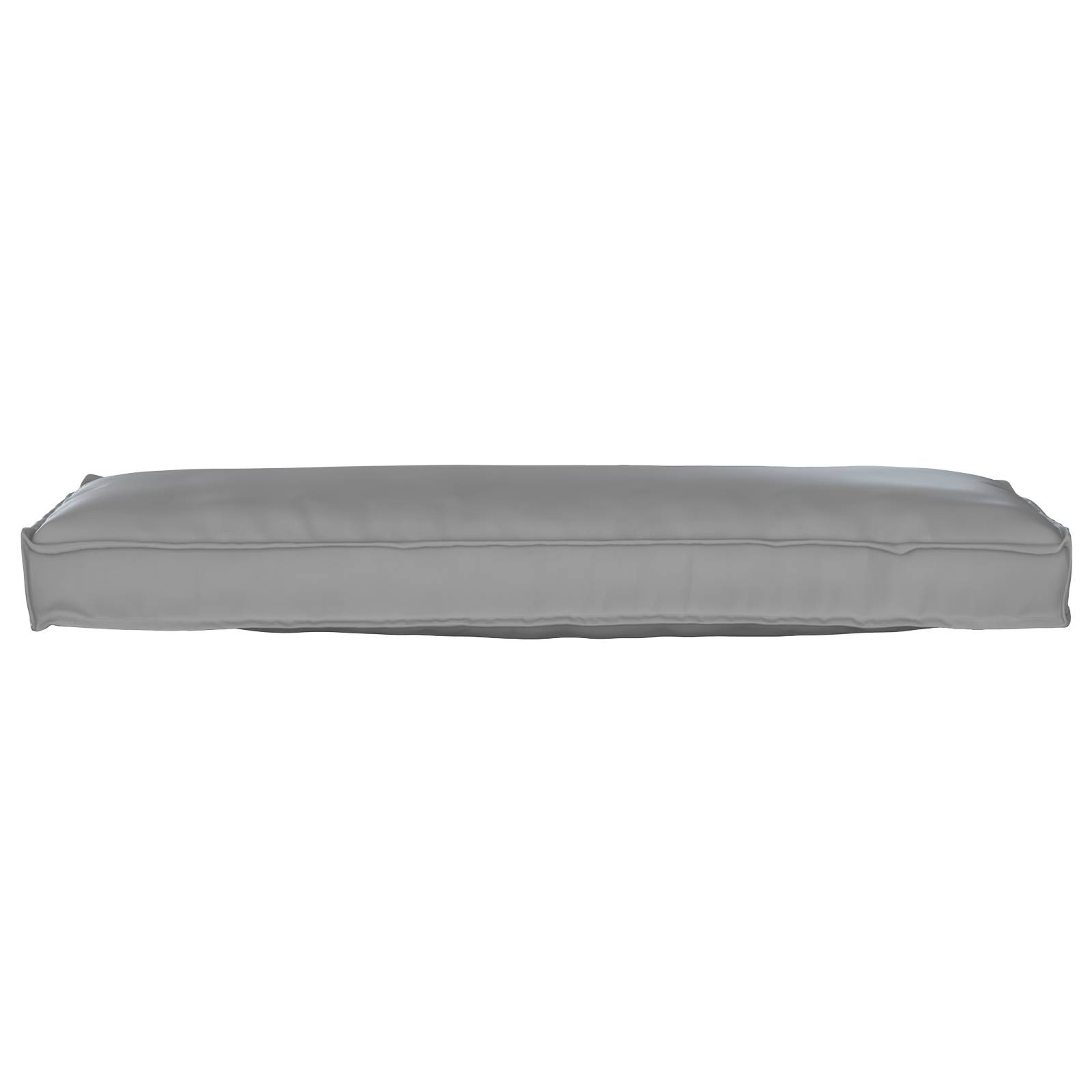 vidaXL Pallet Kissen für Bank Grau 120x40x8 cm Oxford Stoff