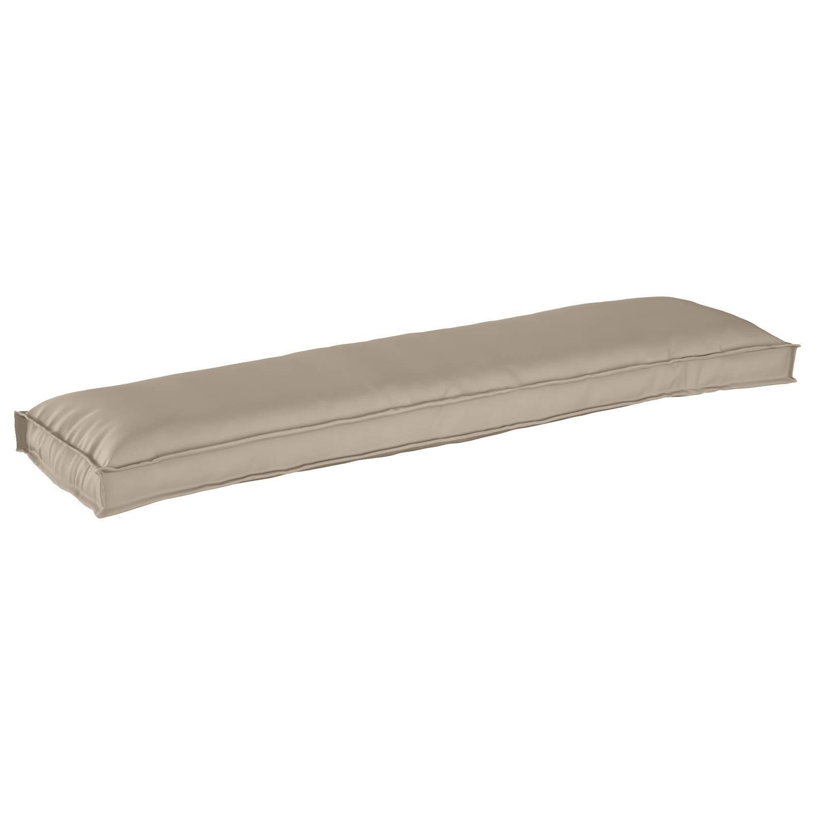 vidaXL Palettenkissen für Bank 2 Stk. Taupe 150x40x8 cm Oxford