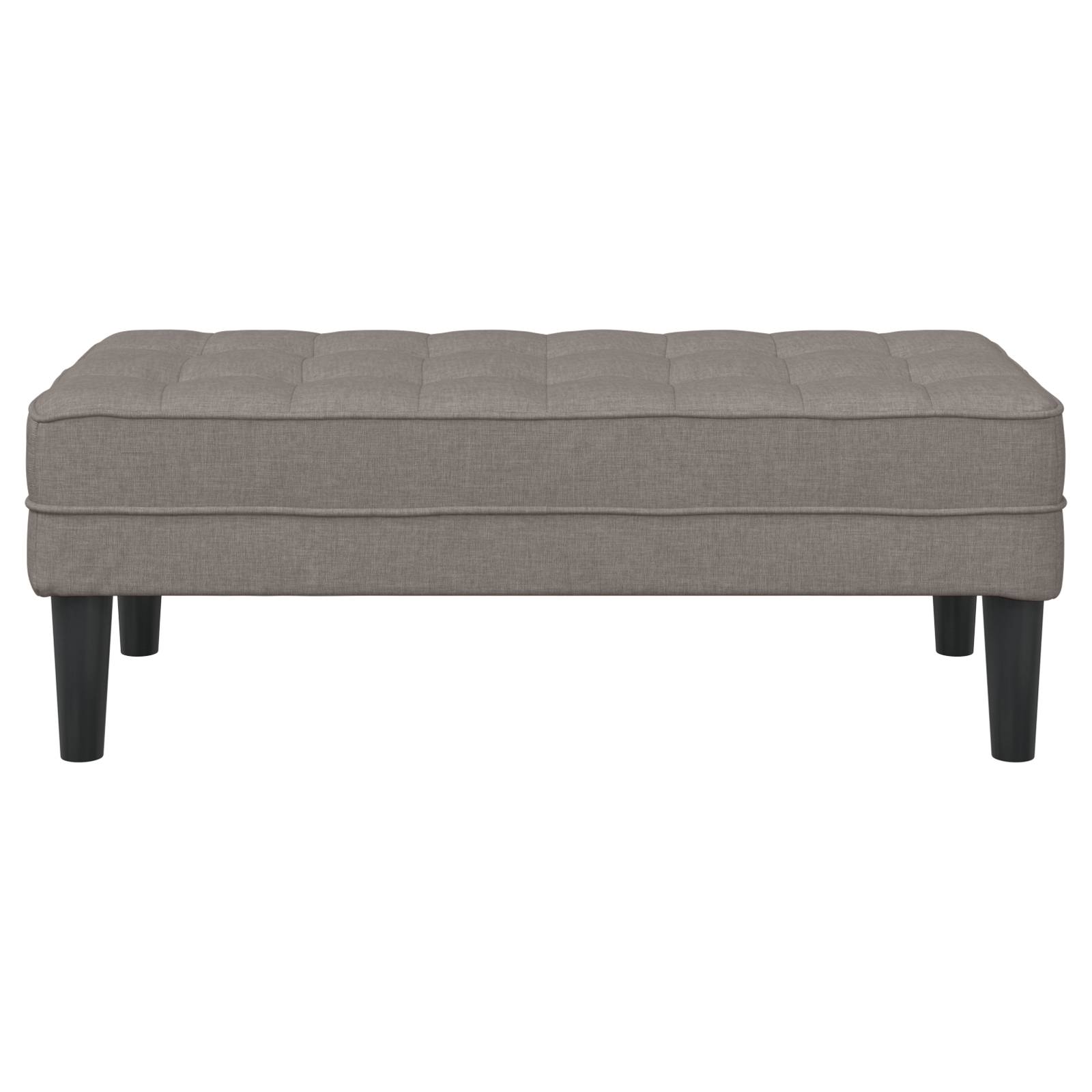 vidaXL Bank Taupe 113x57x39 cm Stoff