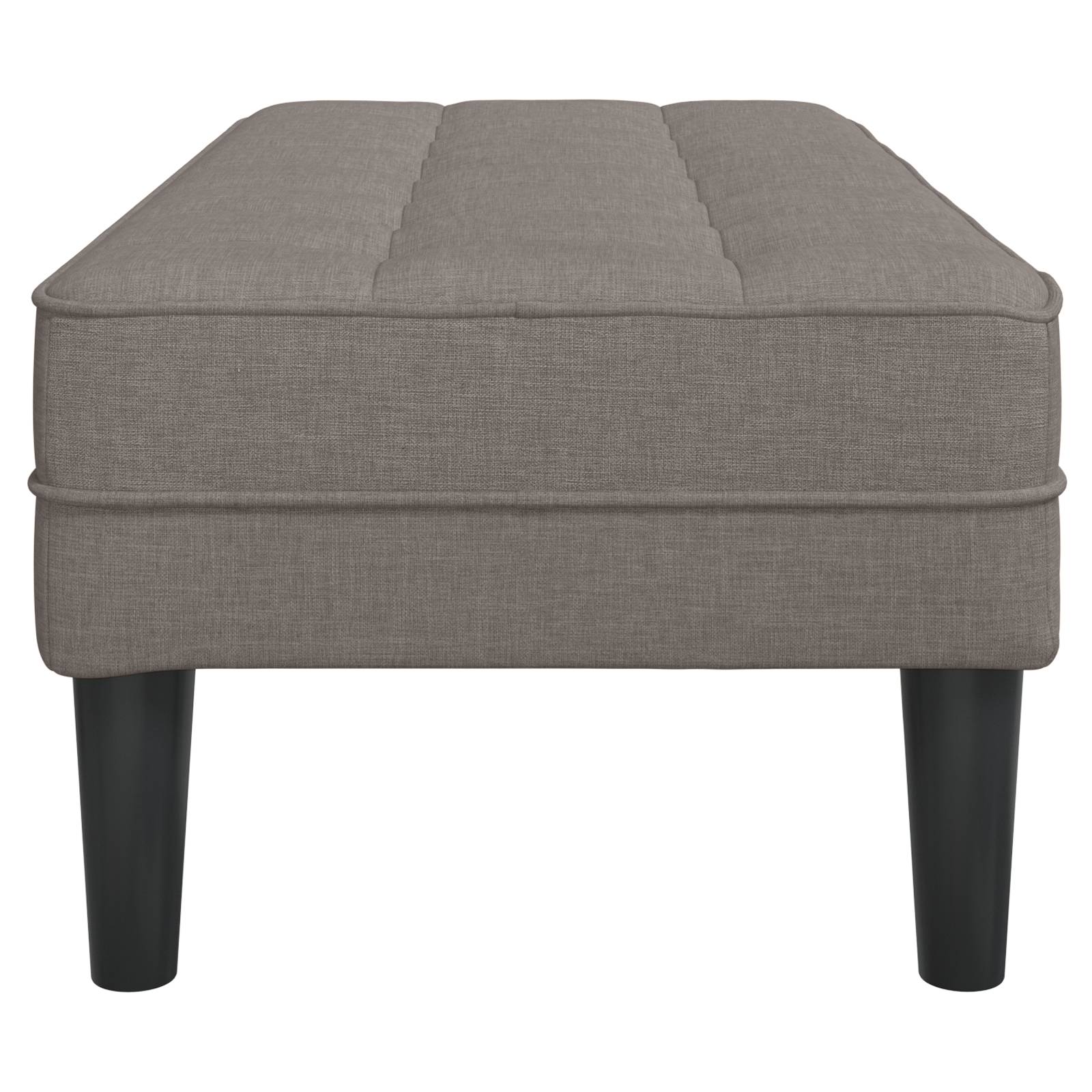 vidaXL Bank Taupe 113x57x39 cm Stoff