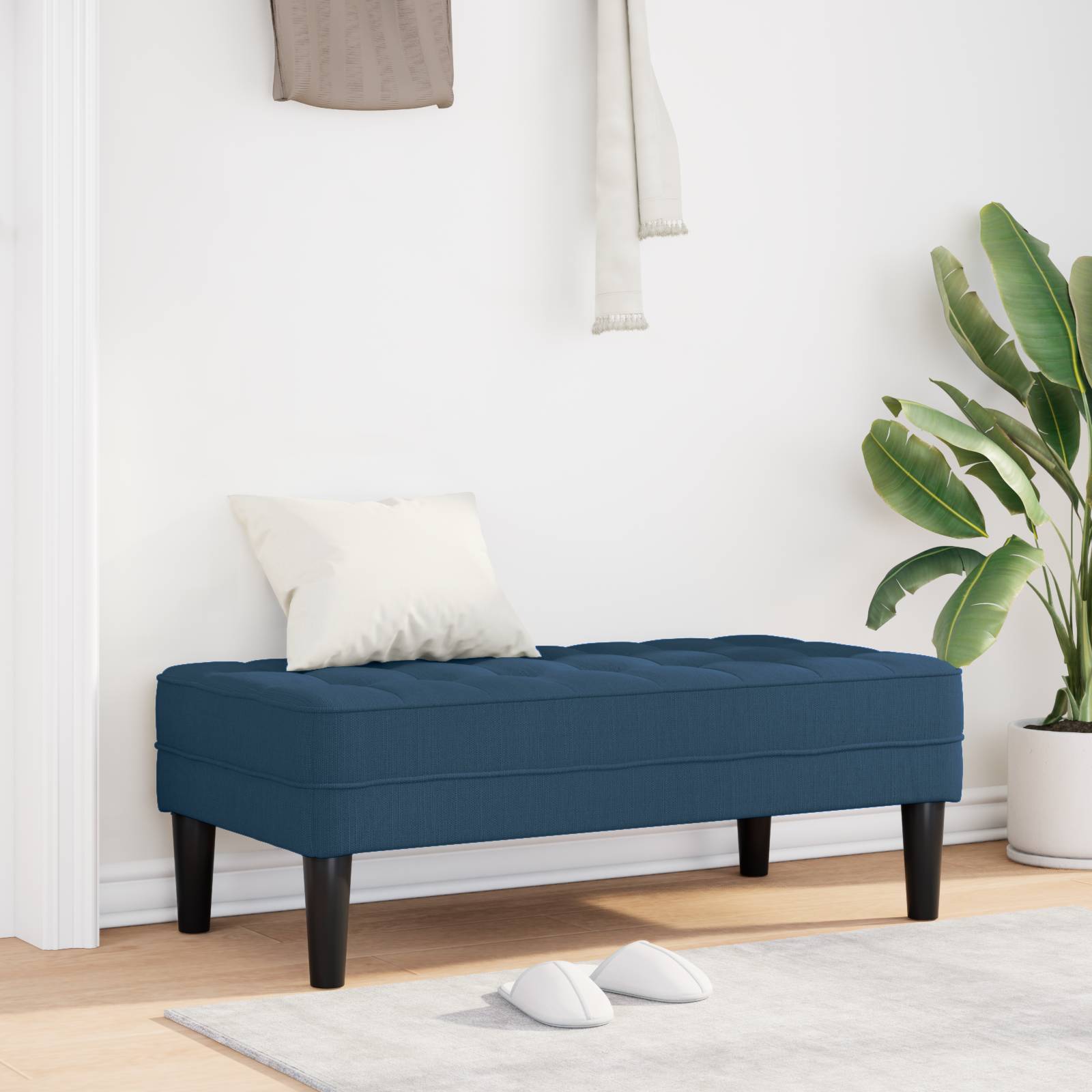 vidaXL Bank Blau 113x57x39 cm Stoff