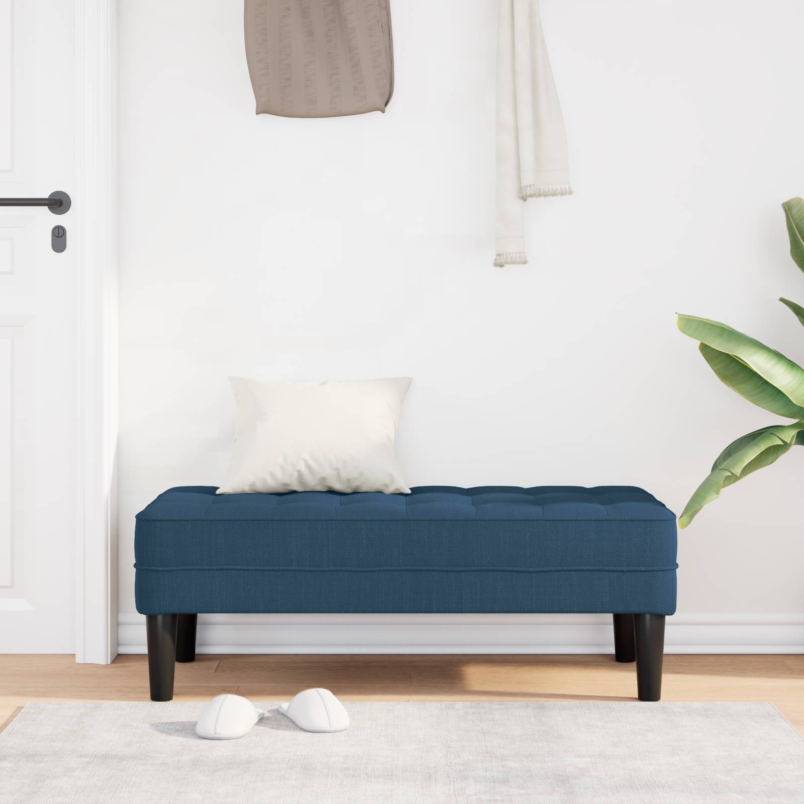 vidaXL Bank Blau 113x57x39 cm Stoff