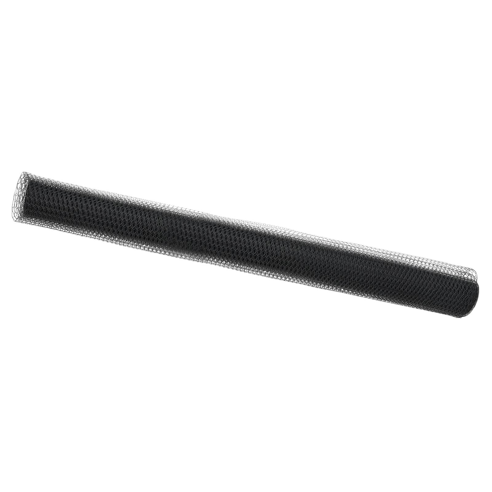 vidaXL Sechseckzaun Grau 1.5x50 m Stahl