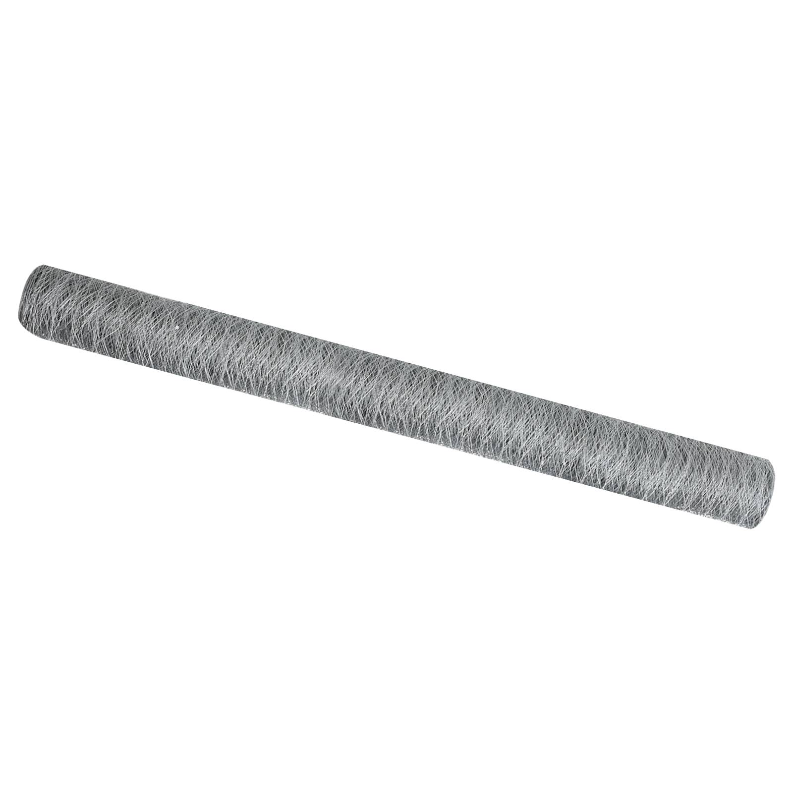 vidaXL Sechseckzaun 1.6x25 m Verzinkter Stahl