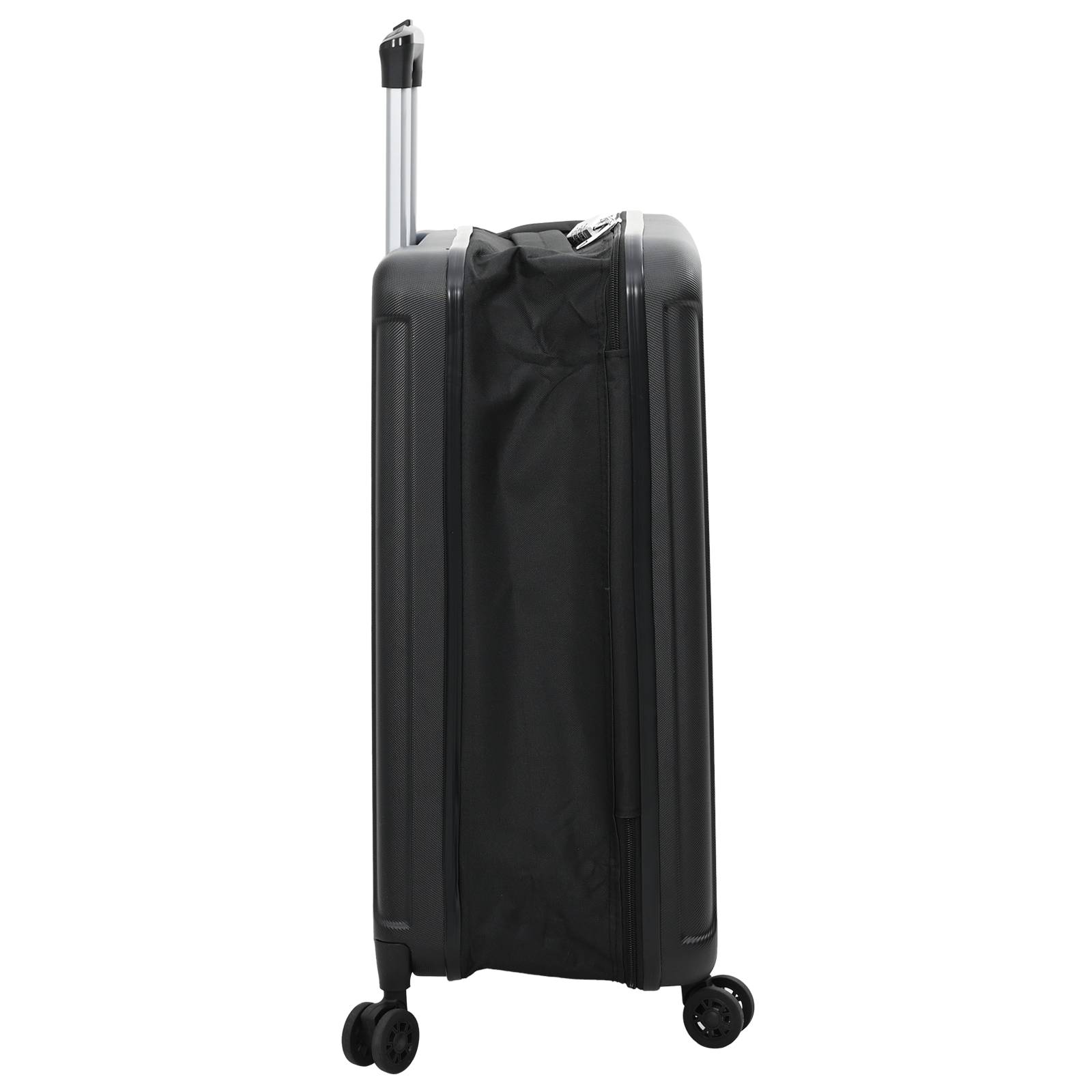 vidaXL Faltkoffer Hard Shell 20'' Schwarz 34x23x55,5 cm ABS