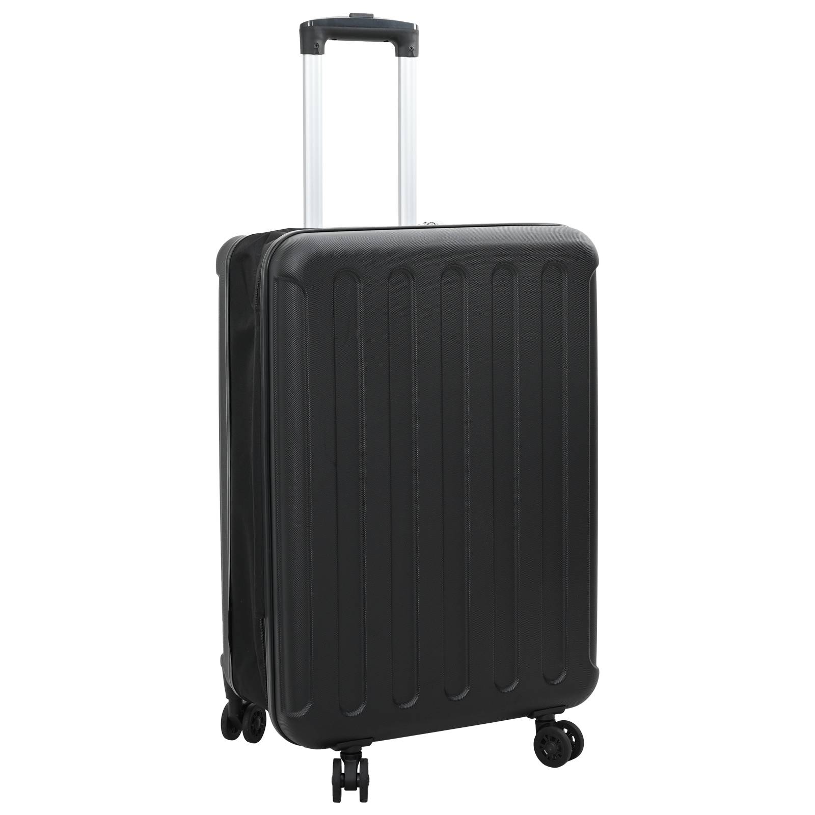 vidaXL Faltkoffer Hard Shell 20'' Schwarz 34x23x55,5 cm ABS