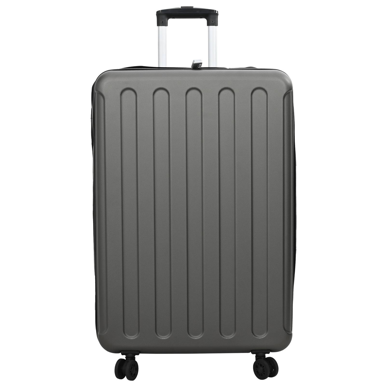 vidaXL Faltbarer Hartschalenkoffer 28'' Dunkelgrau 50x30x76 cm ABS