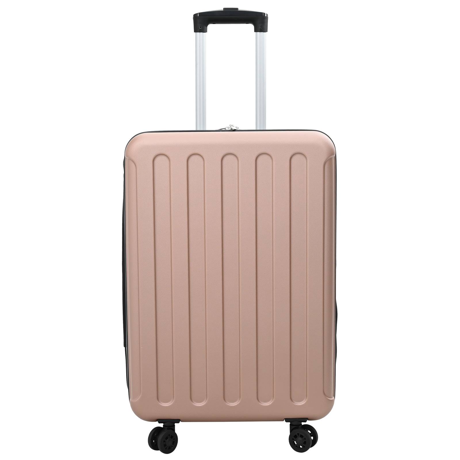 vidaXL Faltbarer Koffer Hartschale 24'' Roségold 43x27x66 cm ABS