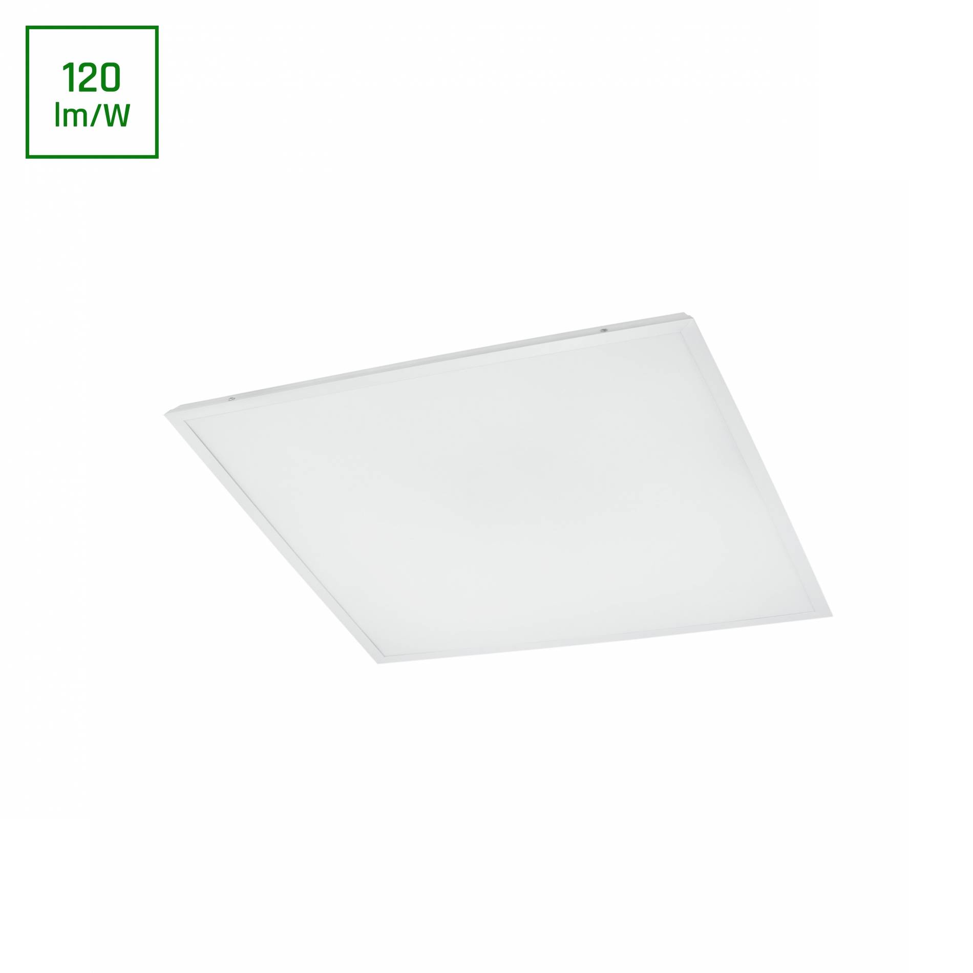 Spectrum LED Panel ALGINE LENS 40W eckig 60x60cm 4800lm IK06 weiß 120° IP20 Neutralweiß 4000K