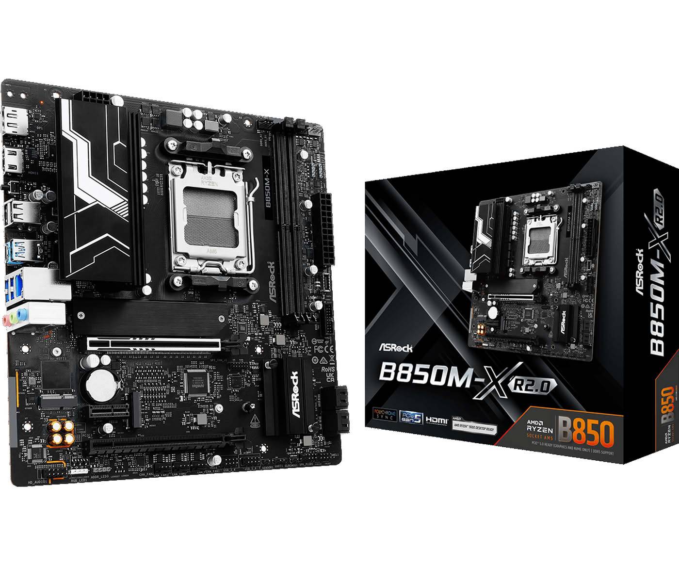 ASRock B850M-X R2.0 AM5 mATX HDMI/DP DDR5