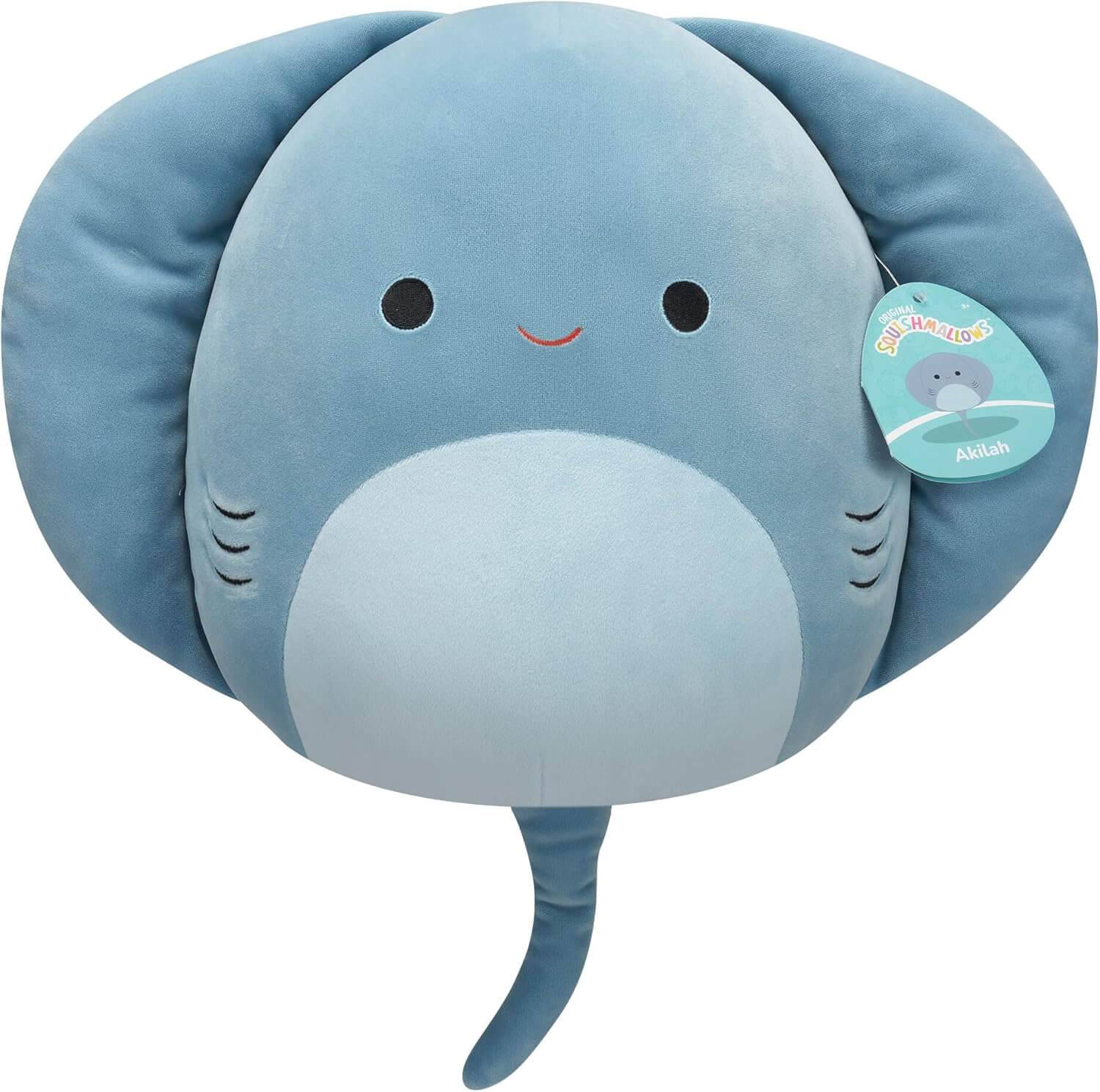 Jazwares SQJW1220A; SQCR06619 - Squishmallows Serie 20 - 30 cm (12") - Akilah der Stachelrochen