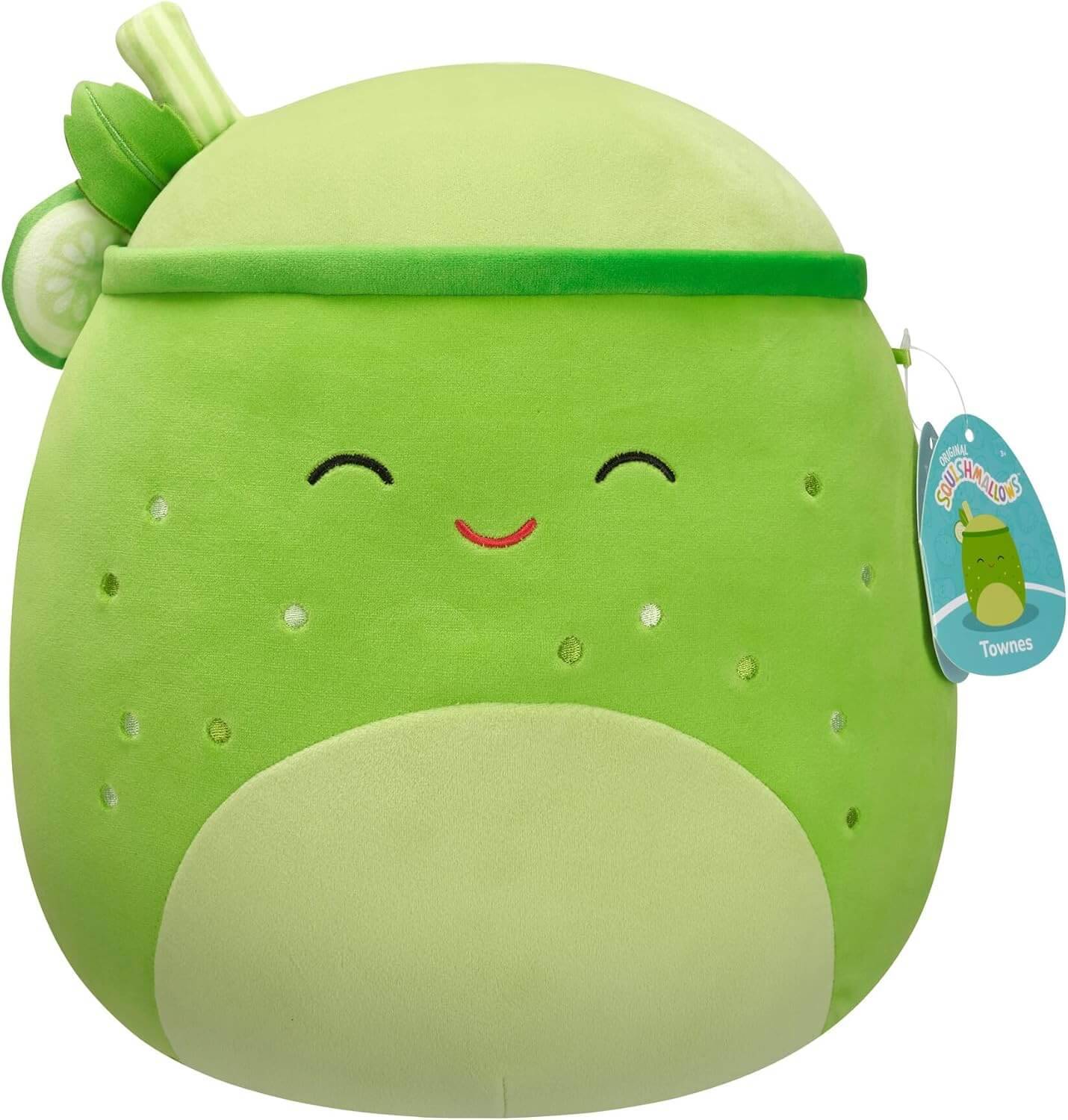 Jazwares SQJW1220A; SQCR06389 - Squishmallows Serie 20 - 30 cm (12") - Townes der Grüne Saft
